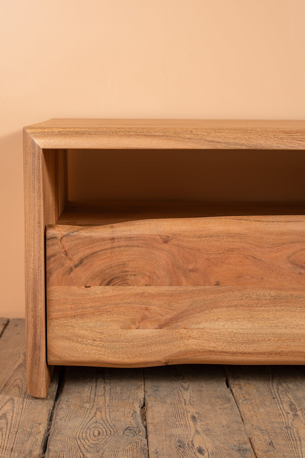 Doran Acacia Wood Natural Finish TV Cabinet