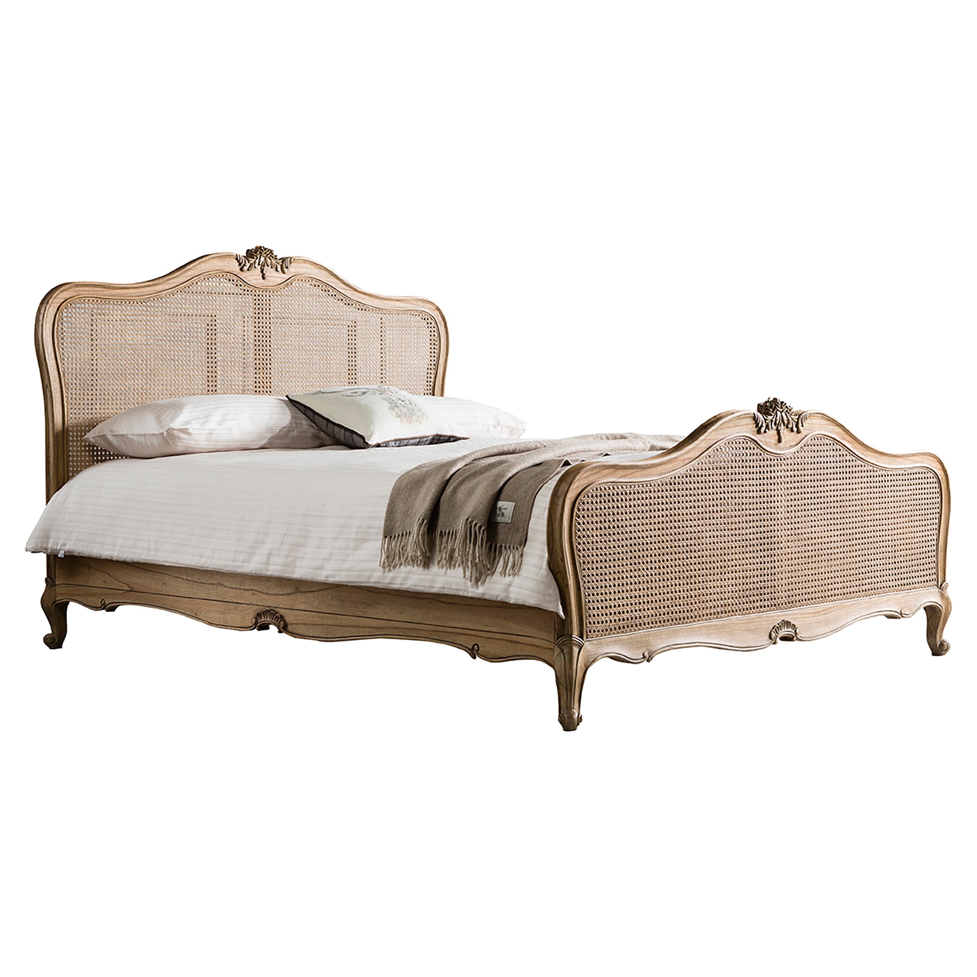 French Chic Cane Bed