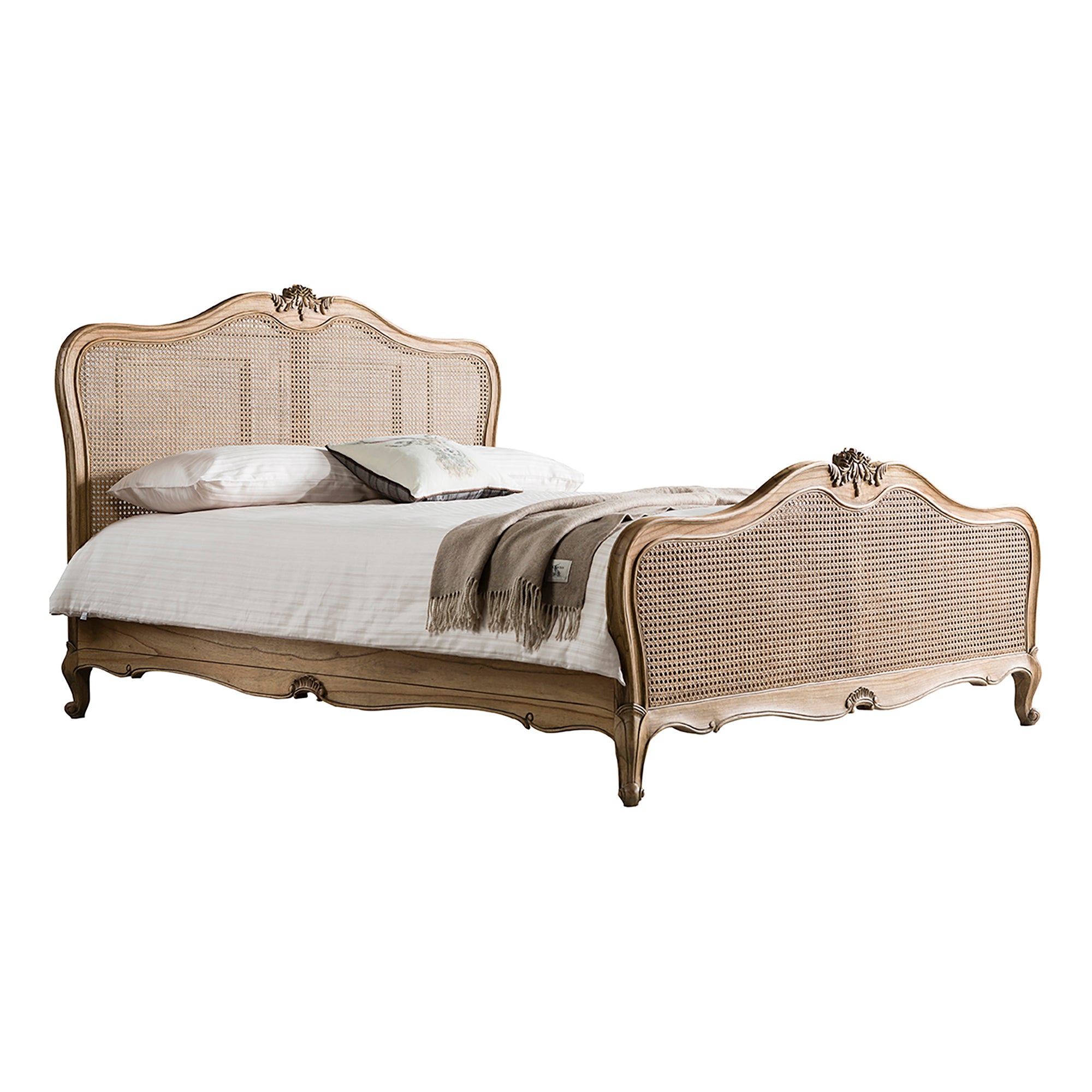 French Chic Cane Bed
