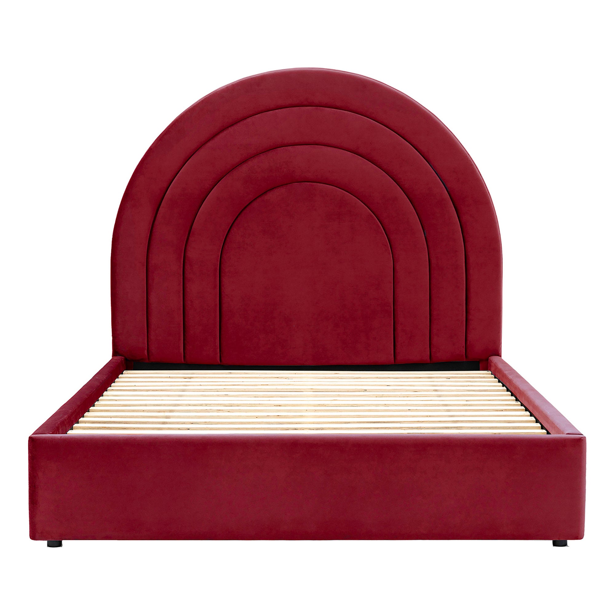Retro Cloud Velvet Bed - King Size