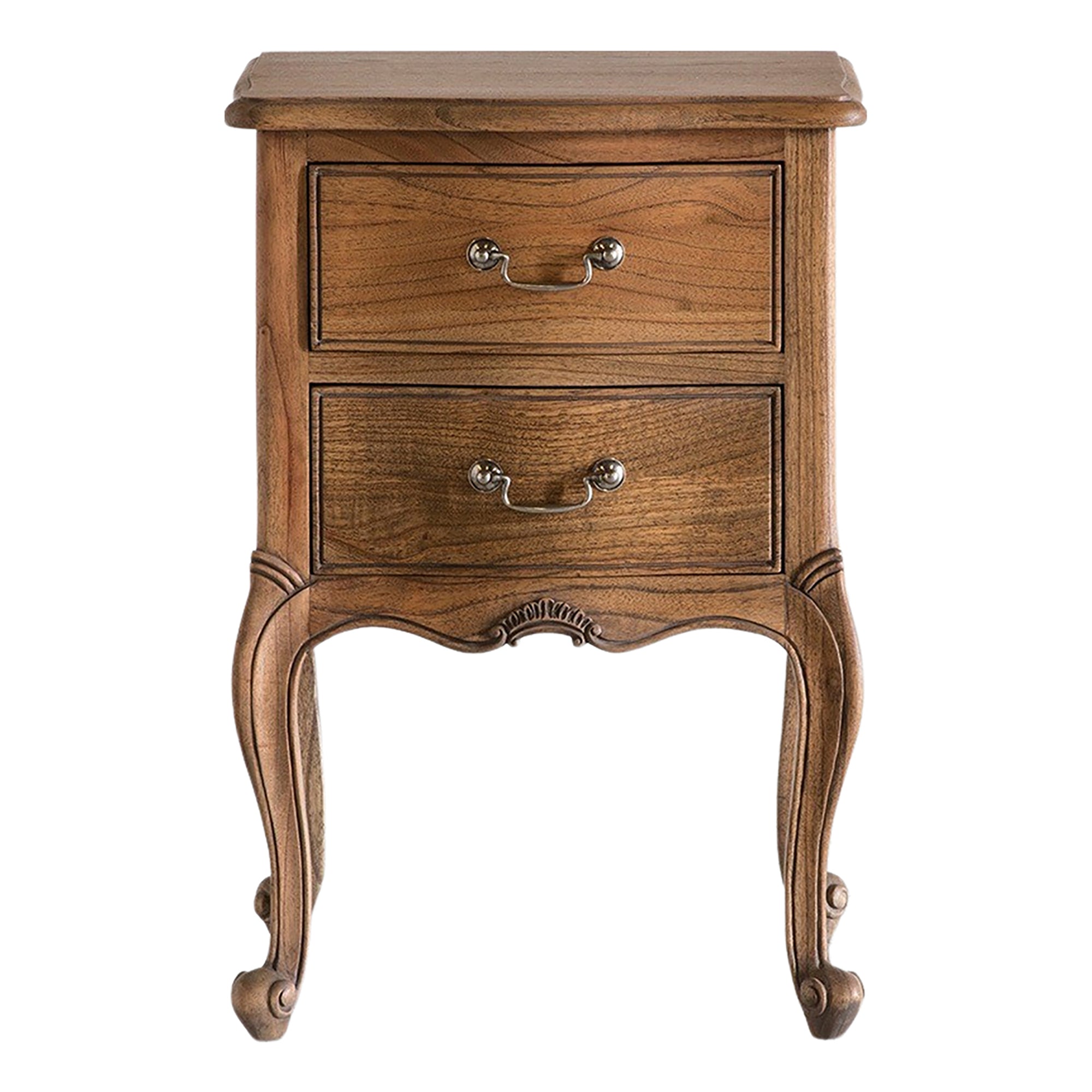 French Chic Wooden Bedside Table