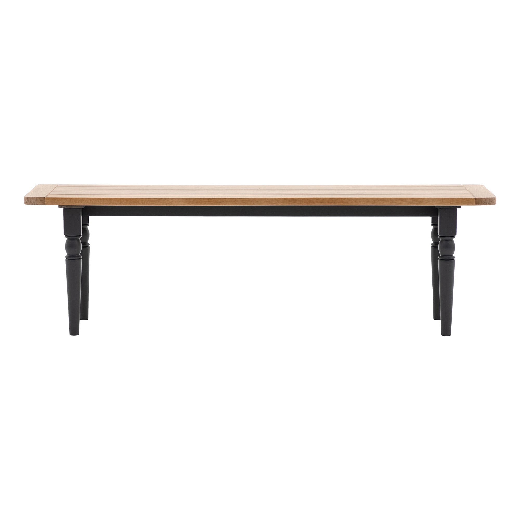 Classic Oak Farmhouse Bench