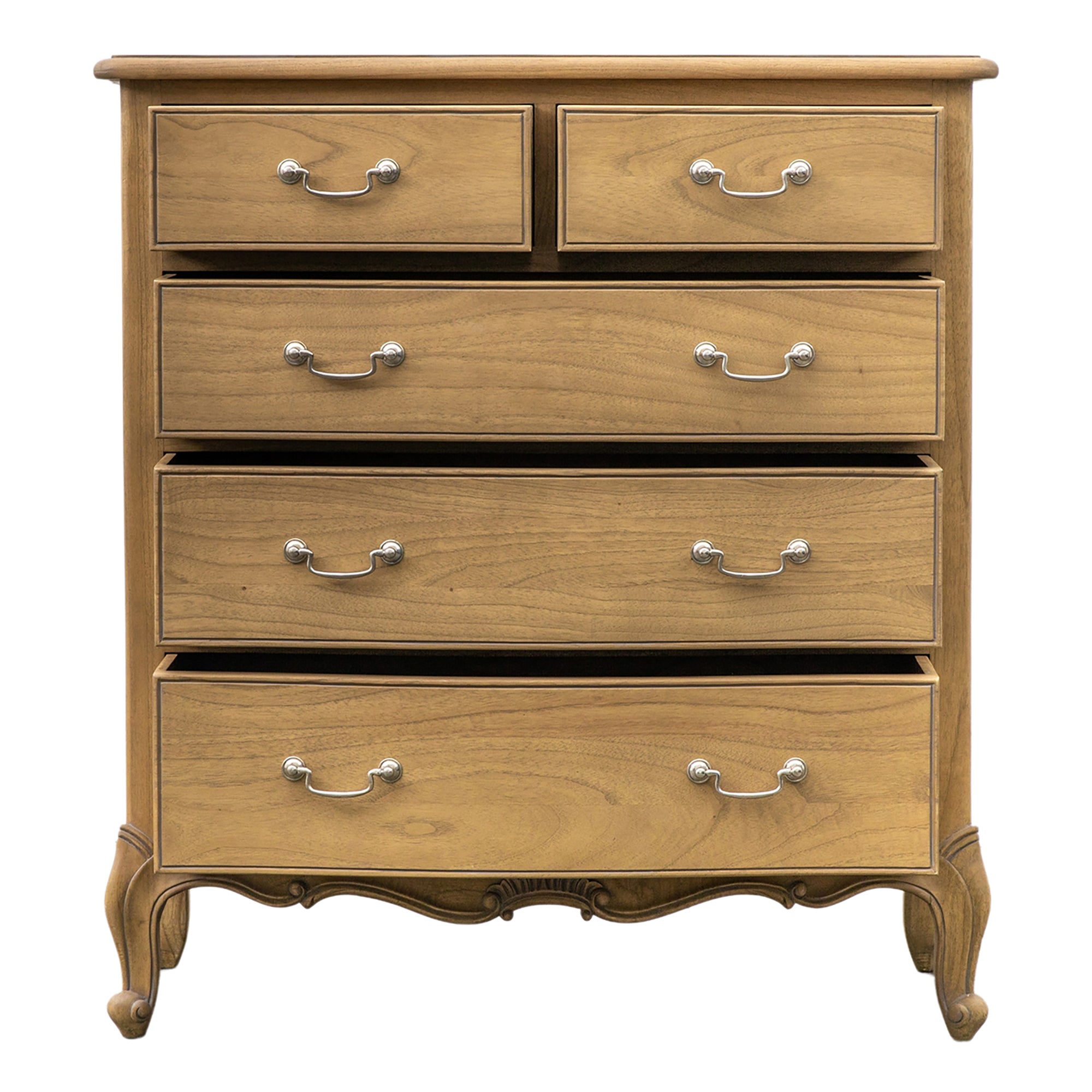 French Chic Wooden Tall Chest of Drawers