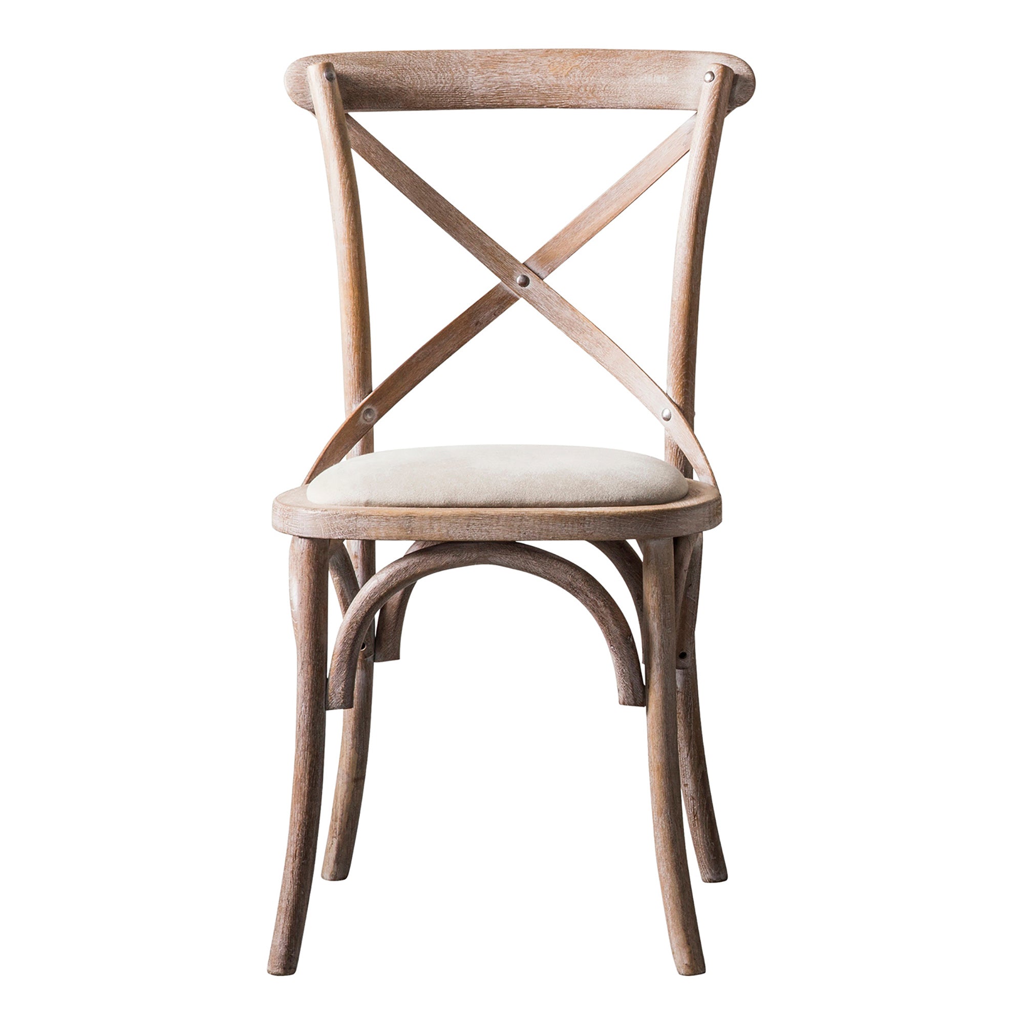 French Farmhouse Linen Dining Chair - Two Pack