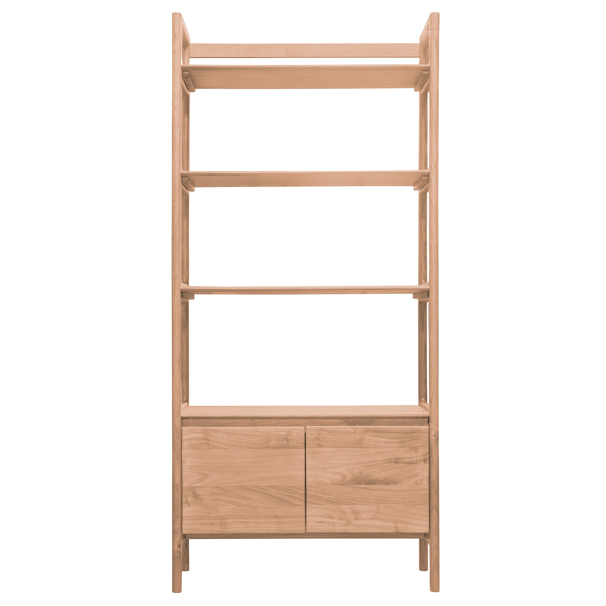 Mid-century Oak Display Cabinet