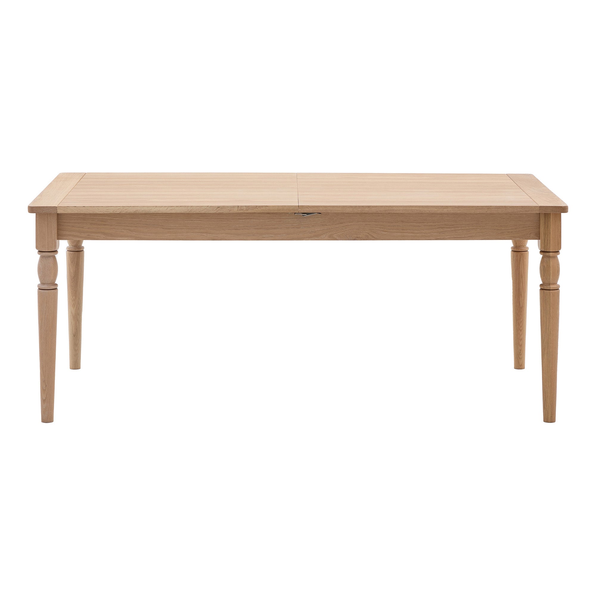 Classic Oak Farmhouse Extendable Dining Table