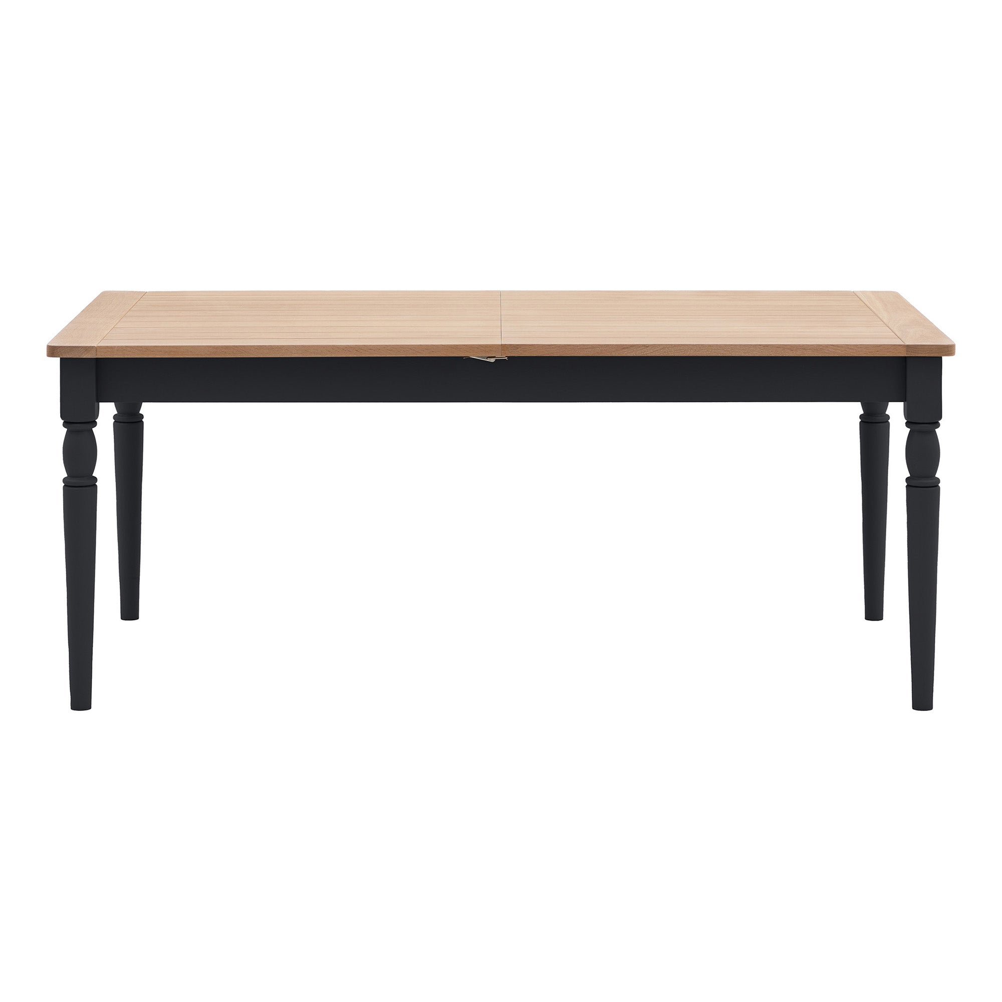 Classic Oak Farmhouse Extendable Dining Table