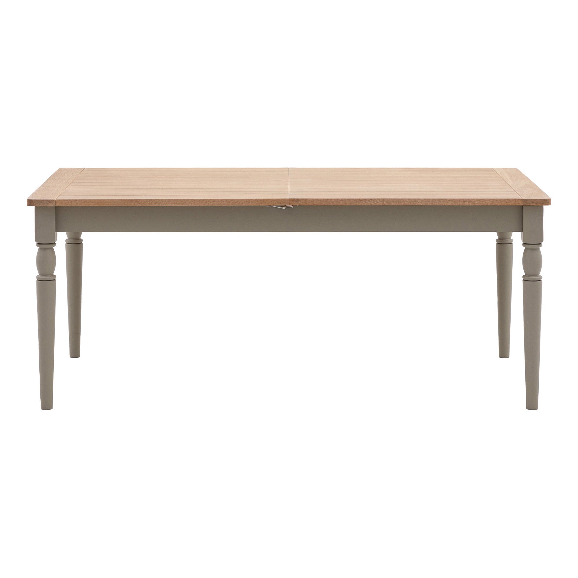 Classic Oak Farmhouse Extendable Dining Table