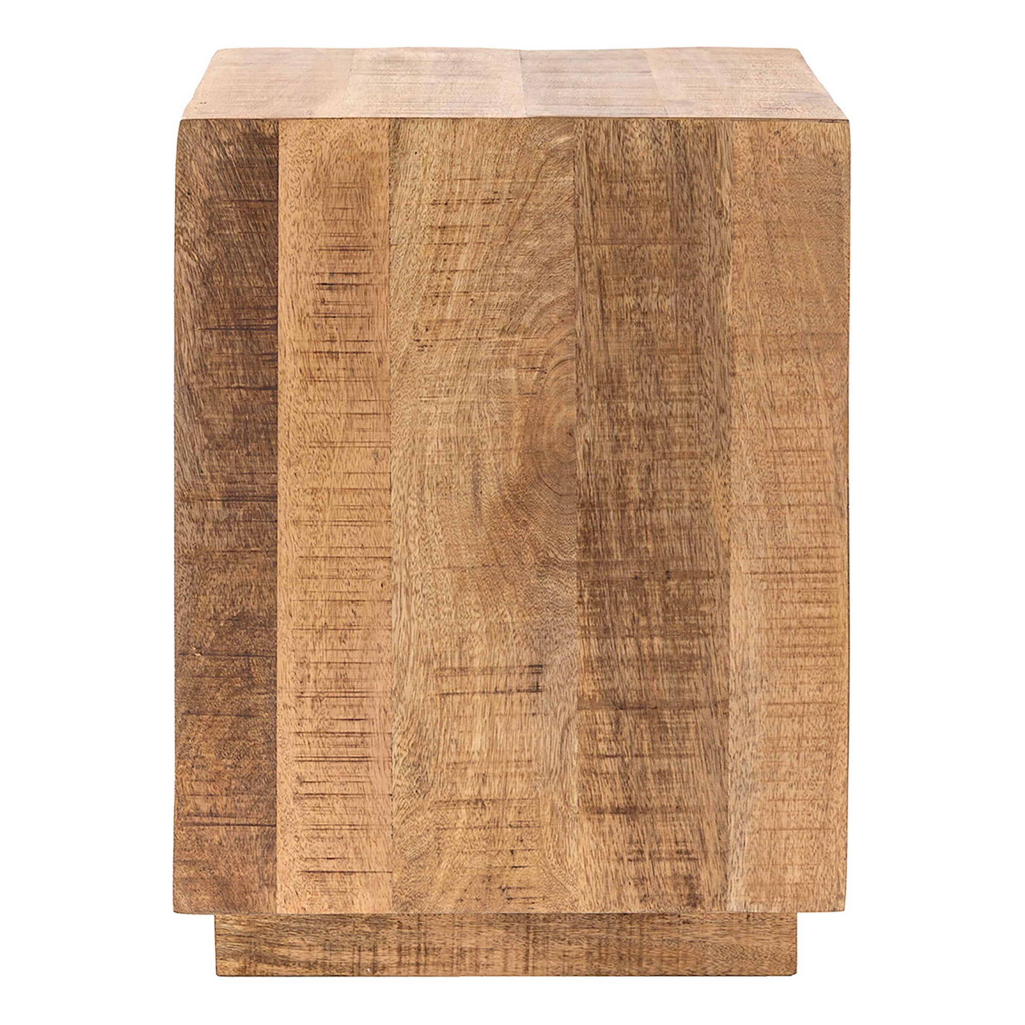 Weathered Block Side Table