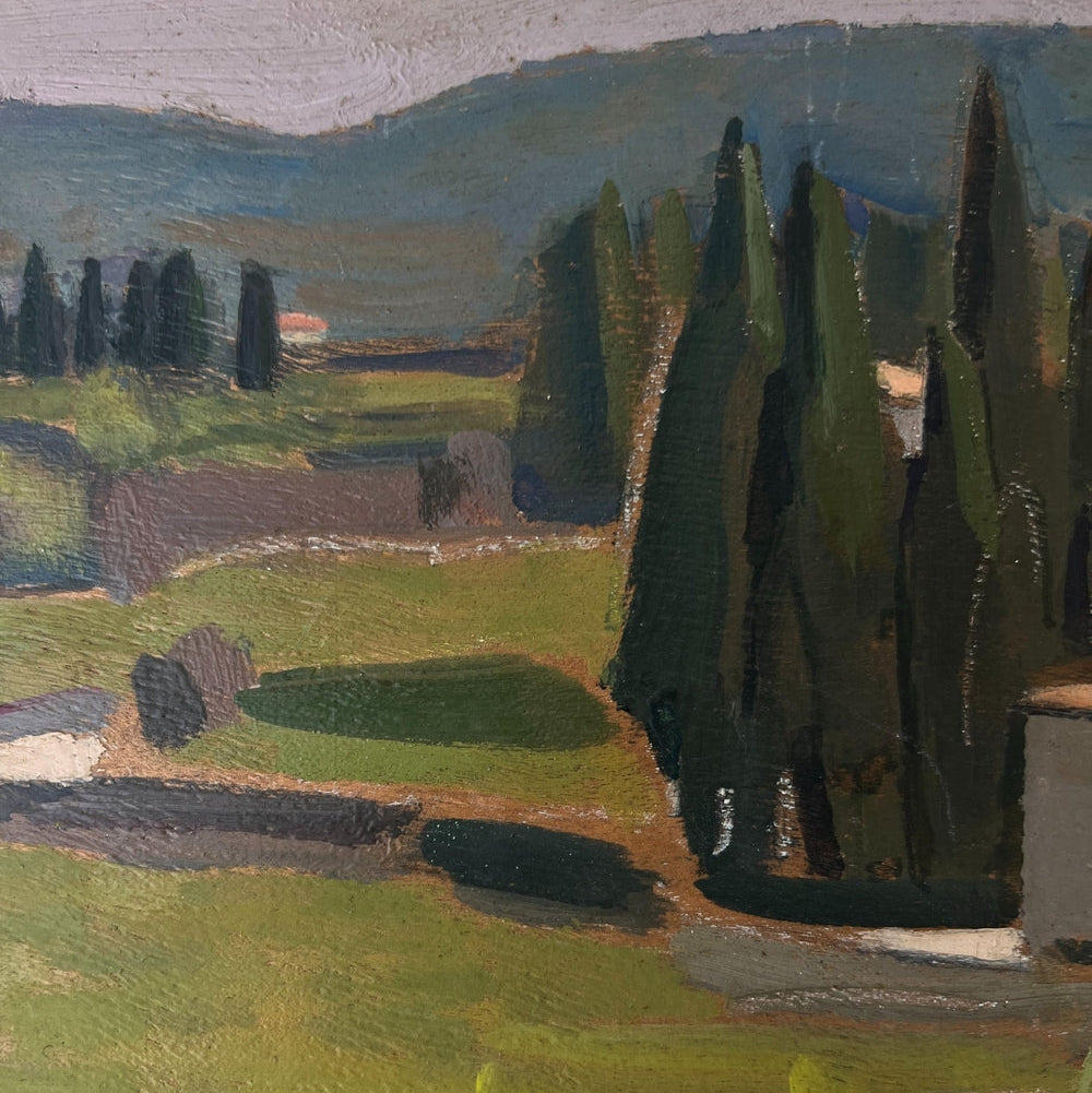 Farmhouse at Noon Oil Painting