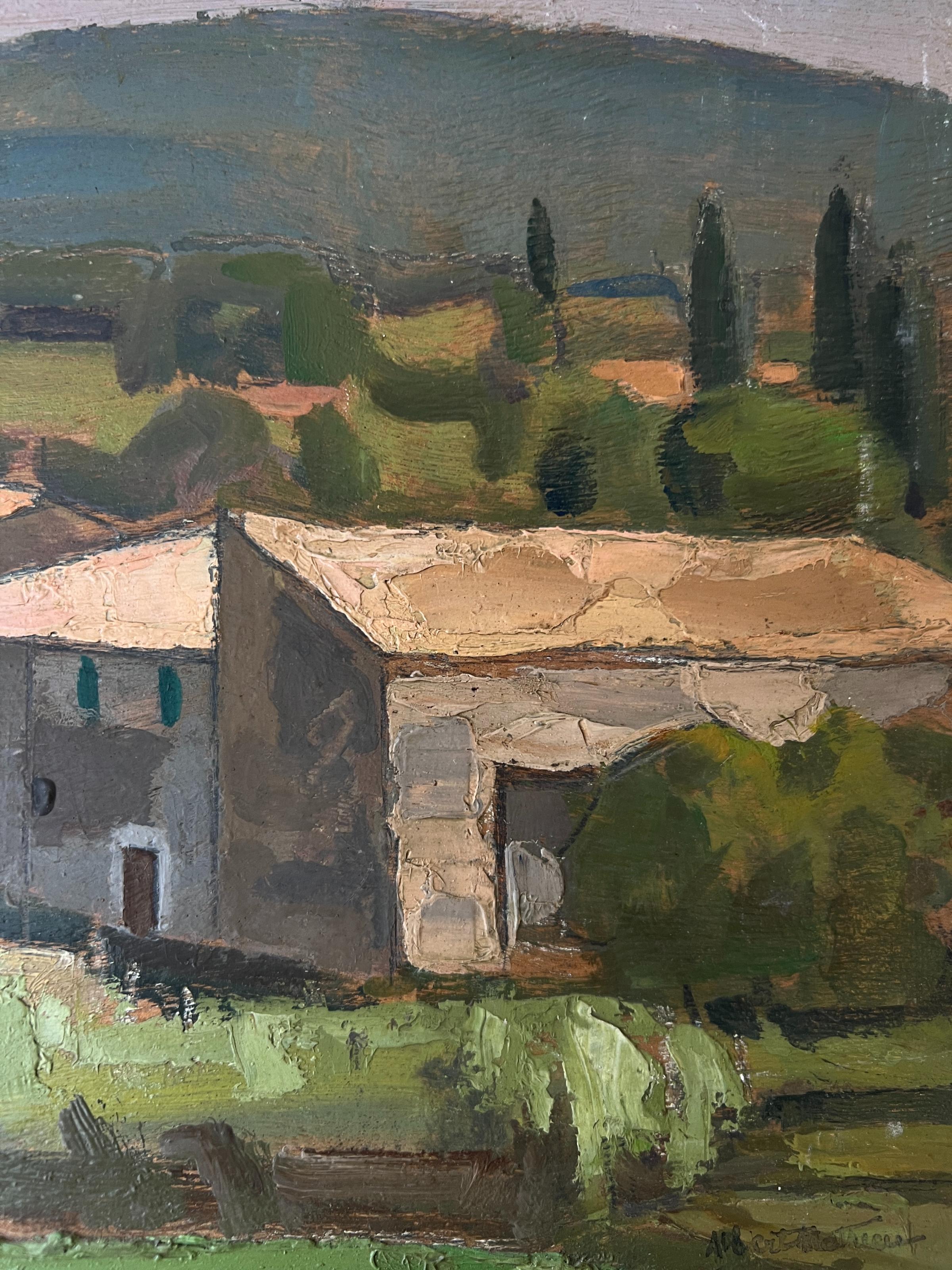 FARMHOUSE AT NOON