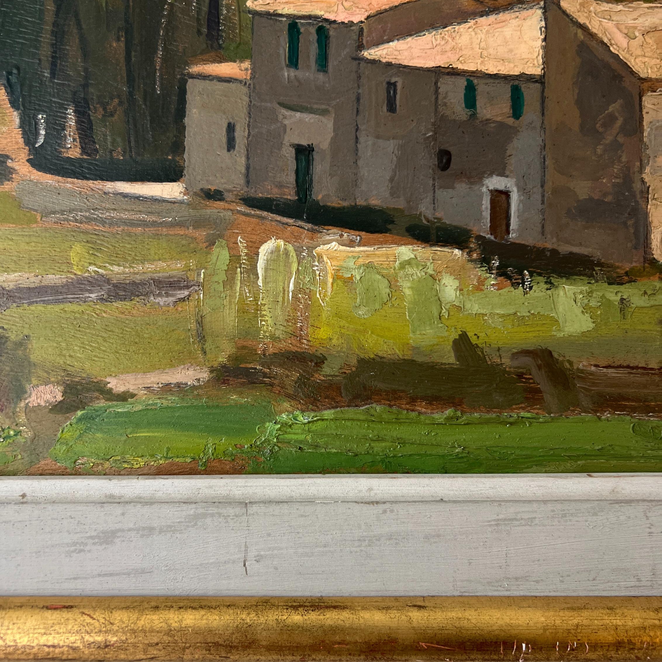 Farmhouse at Noon Oil Painting