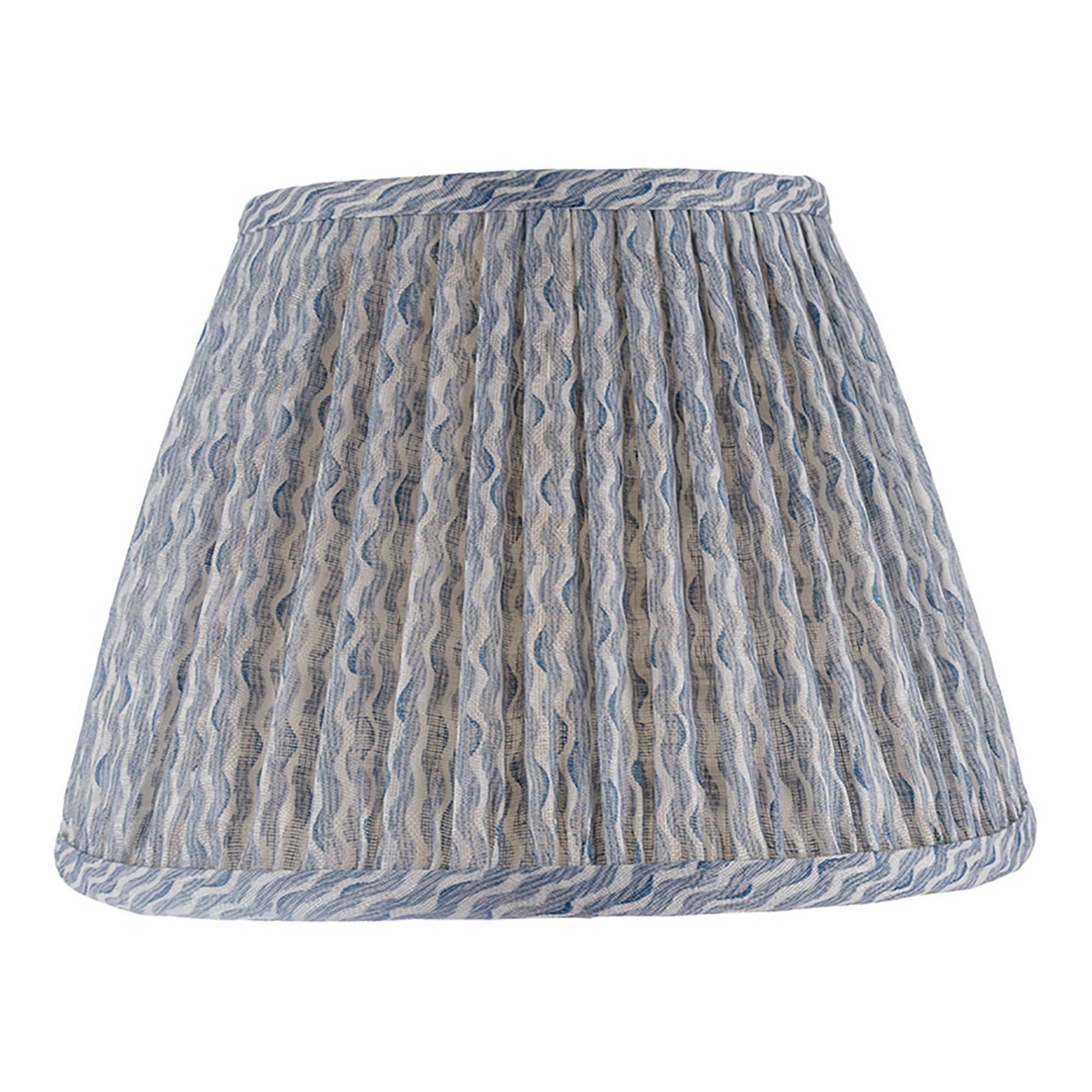 Popple Light Blue Linen Lampshade