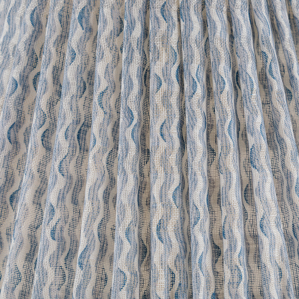 Popple Light Blue Linen Lampshade