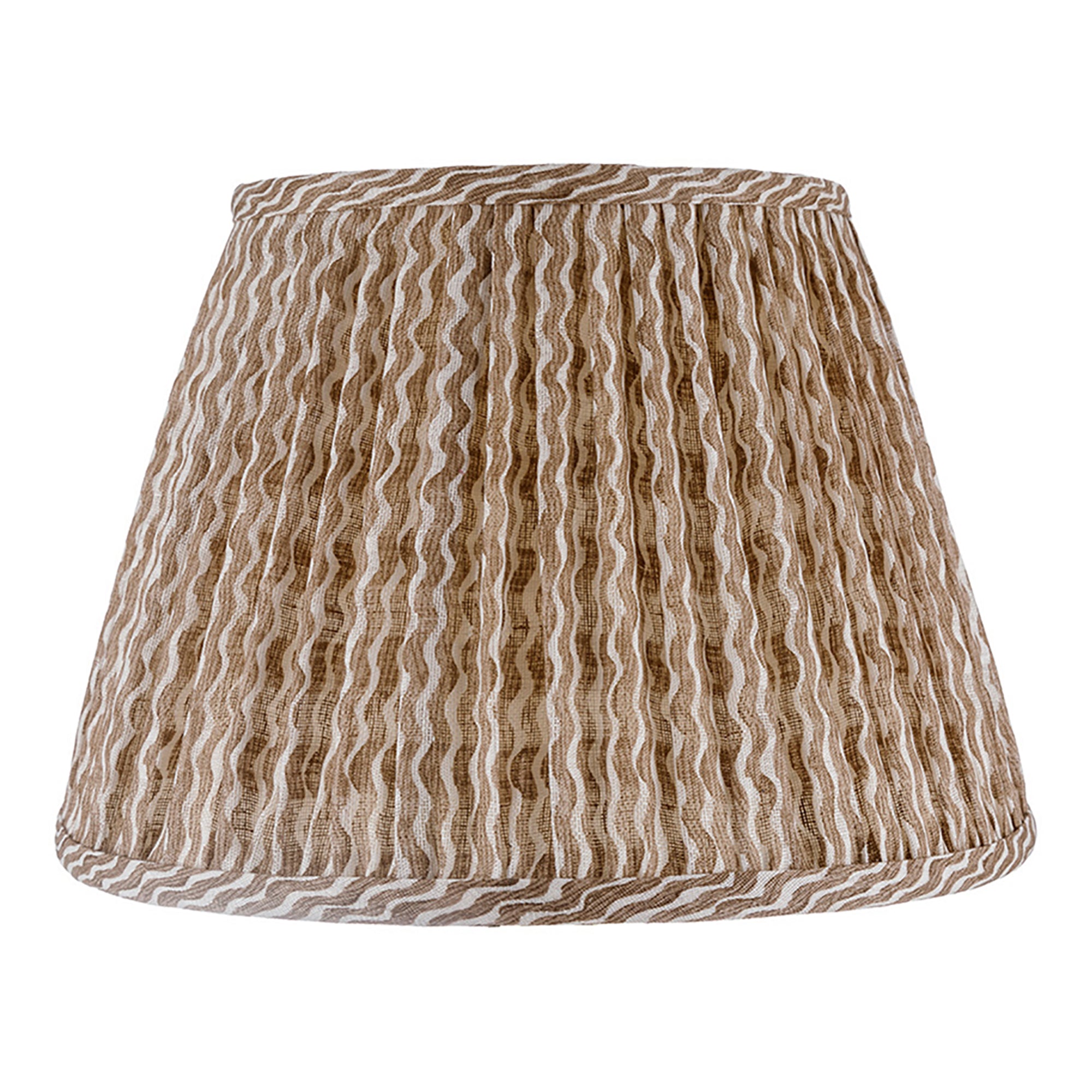 Popple Nut Brown Linen Lampshade