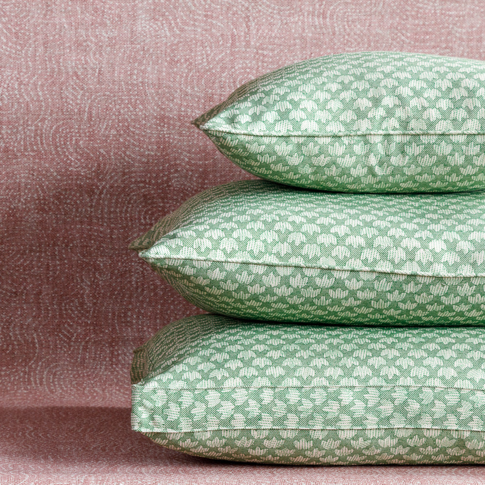 Eythorne Green Cotton Cushion