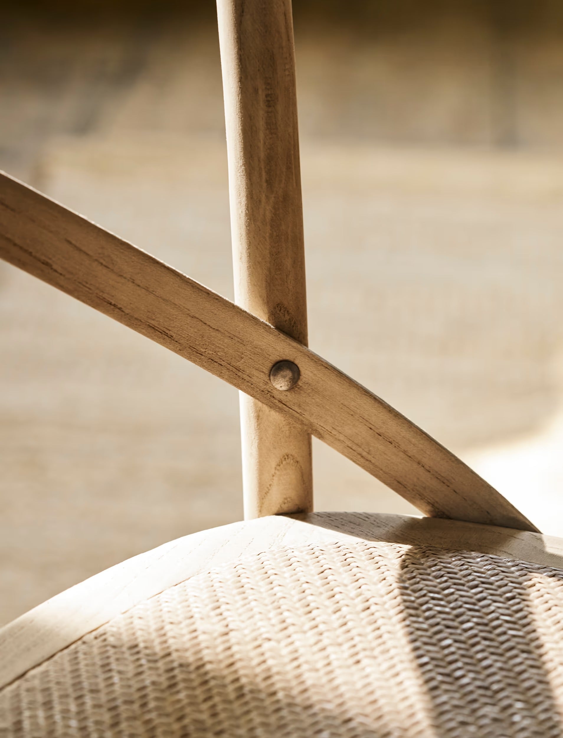 Ferndale Cross Back Dining Chair Natural