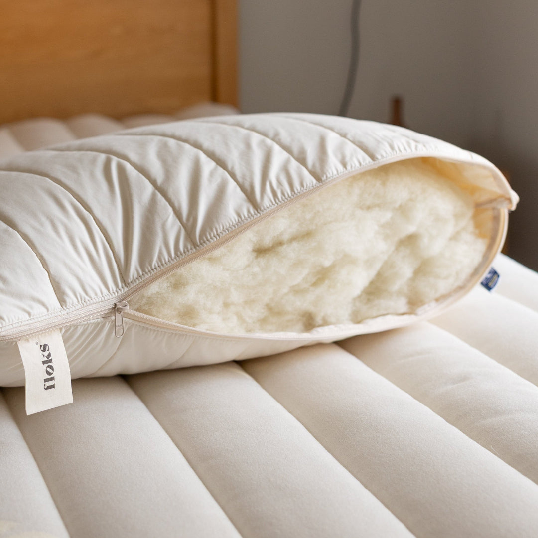 Luxury Quilted Wool Pillow