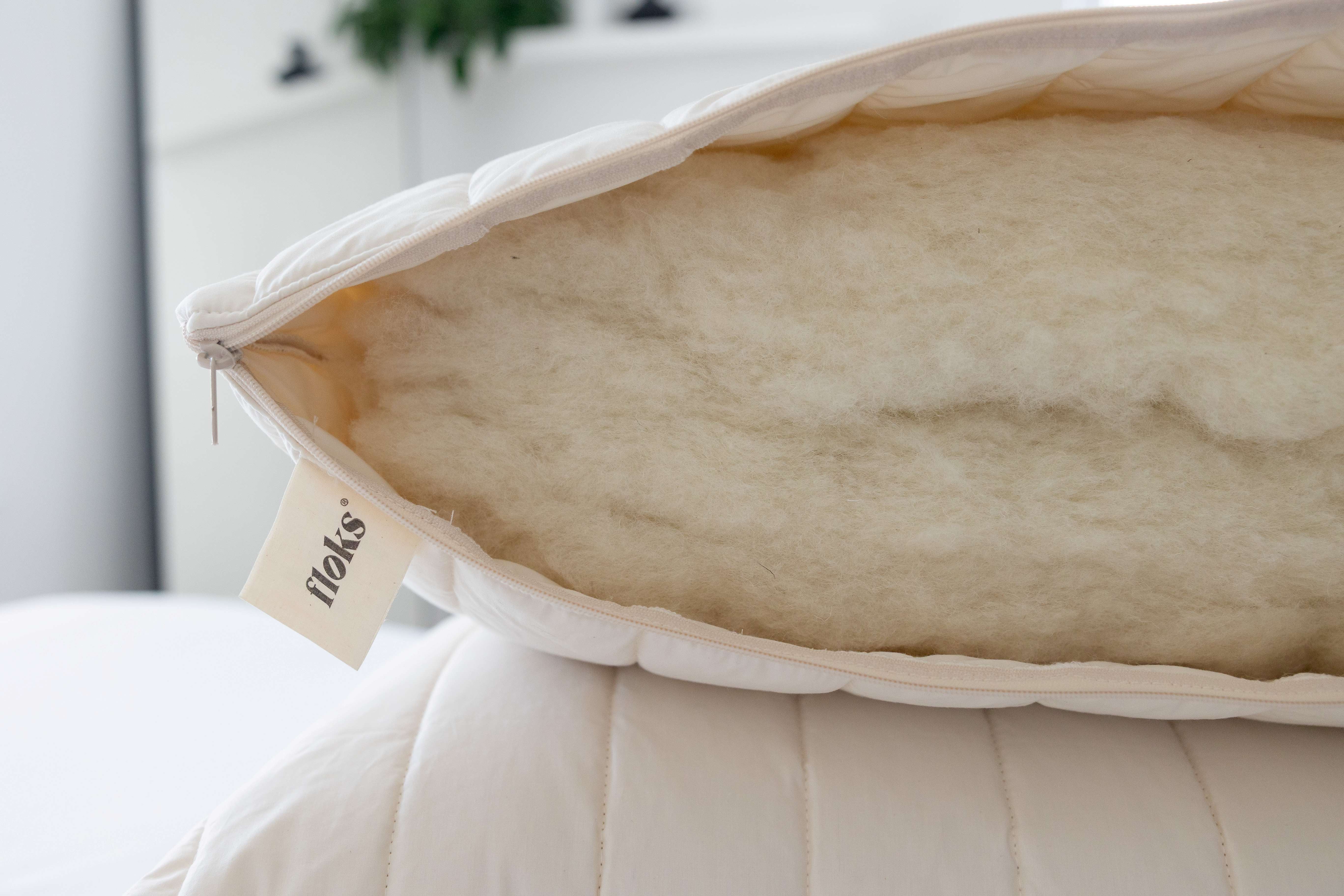 Luxury Quilted Wool Pillow