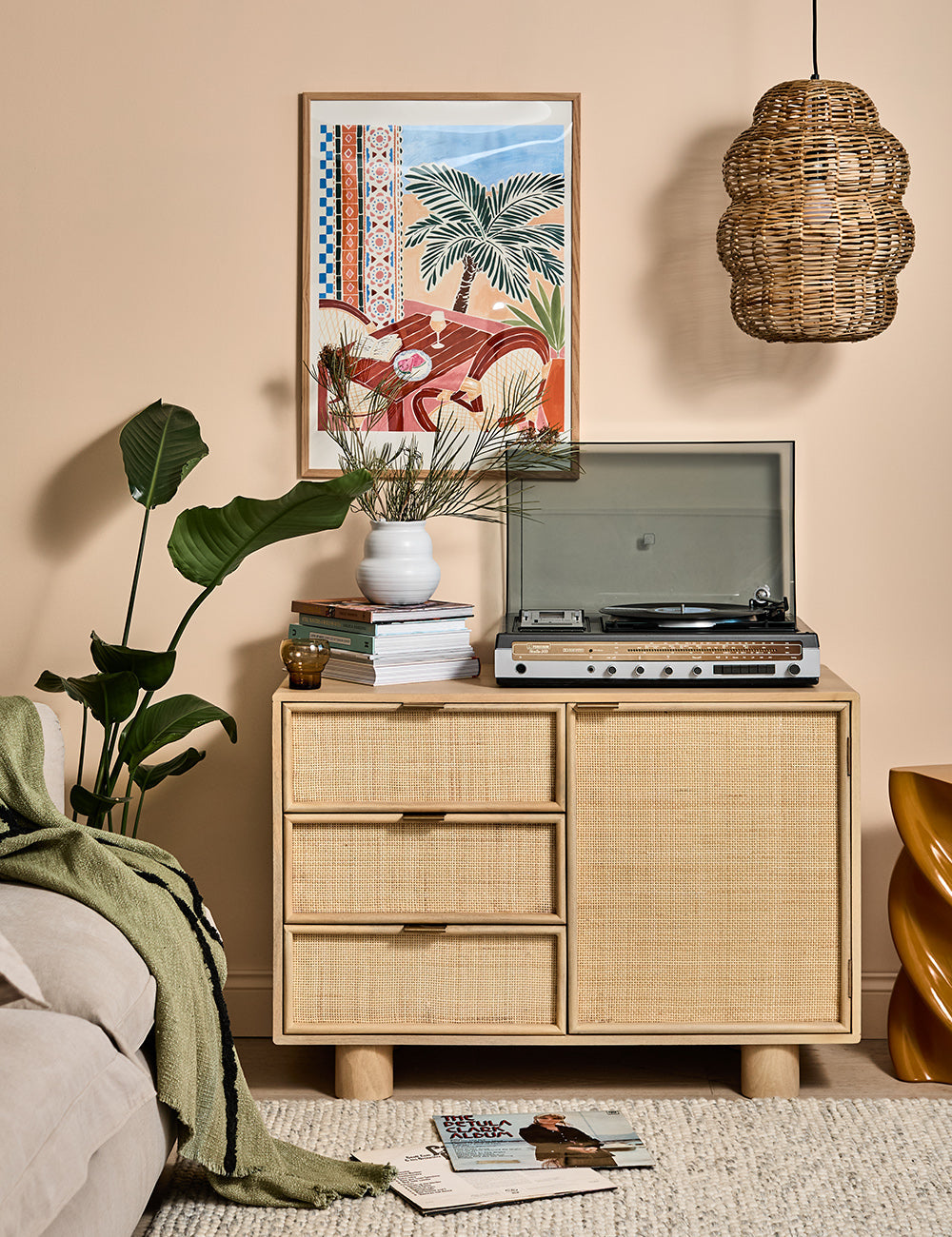 Flores 1 Door Sideboard
