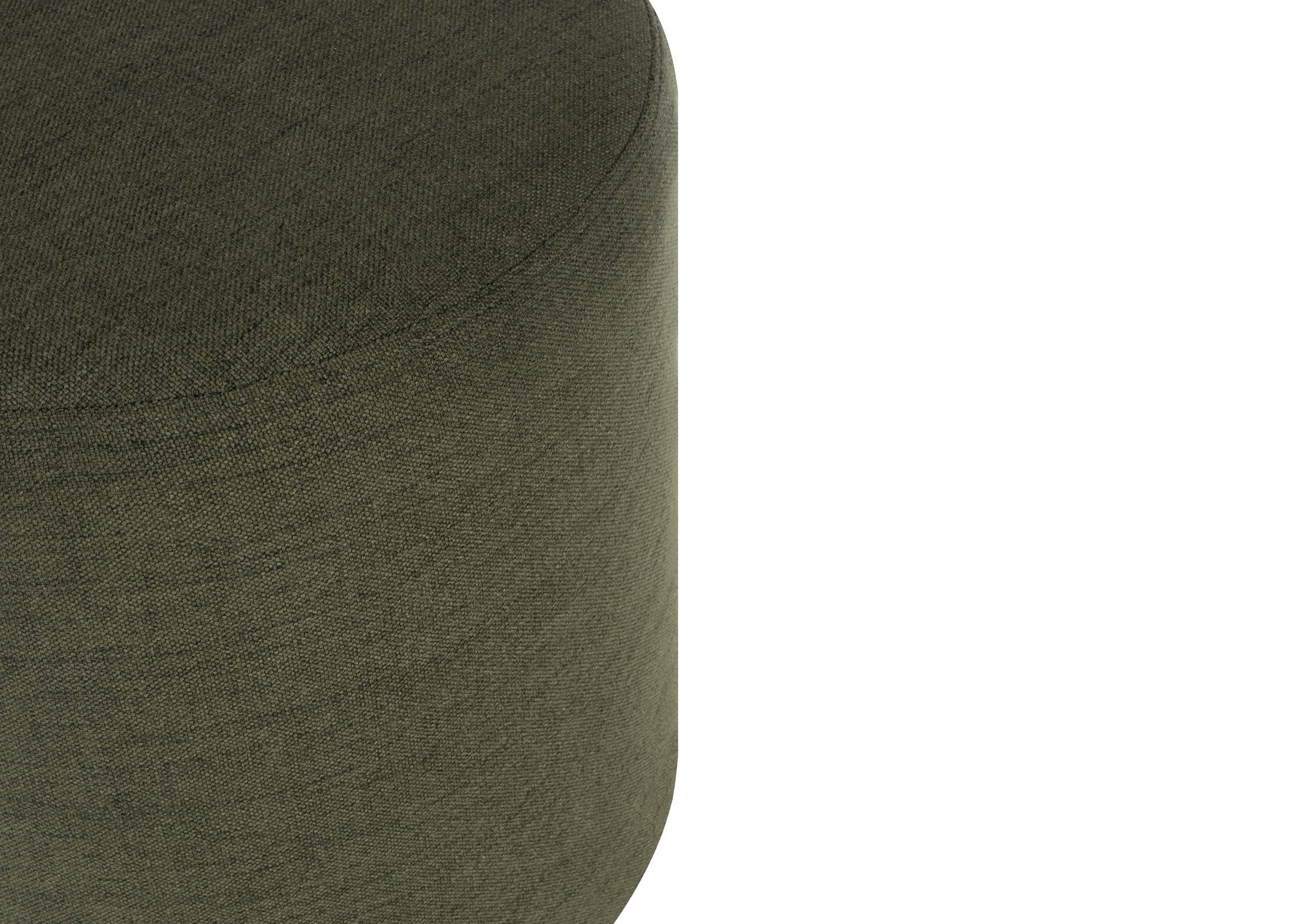Folk Wide Pouf | Green