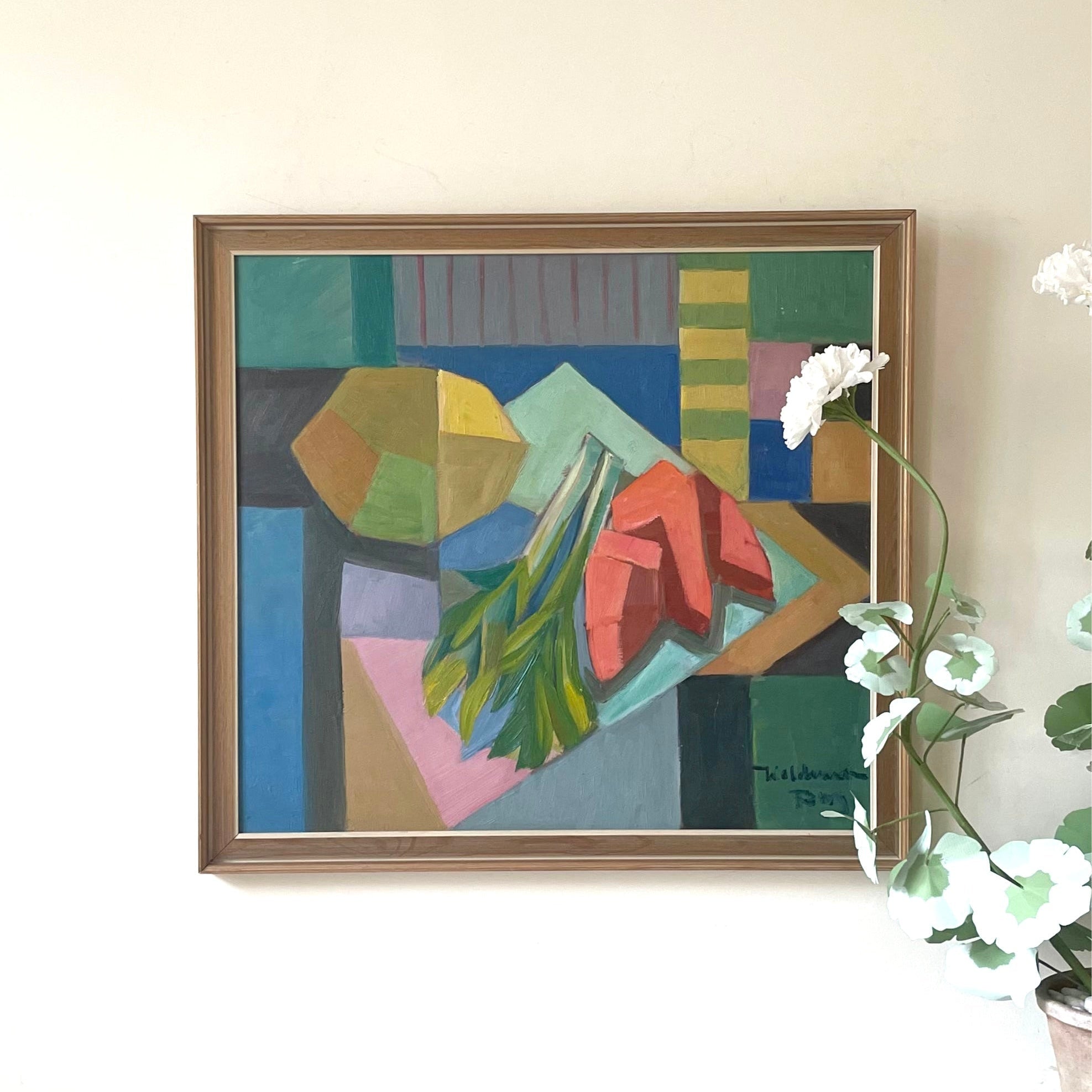 Abstract Kitchen Still Life Oil Painting
