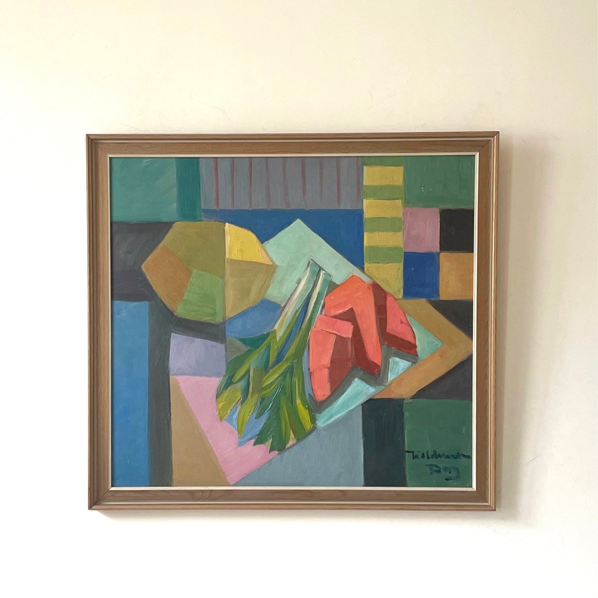 Abstract Kitchen Still Life Oil Painting