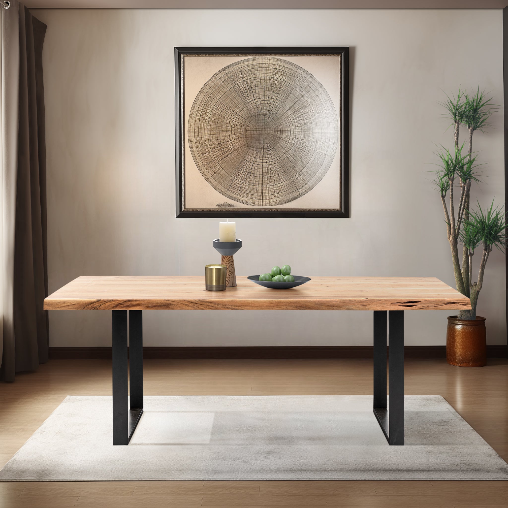 The Semi-Industrial Dining Table