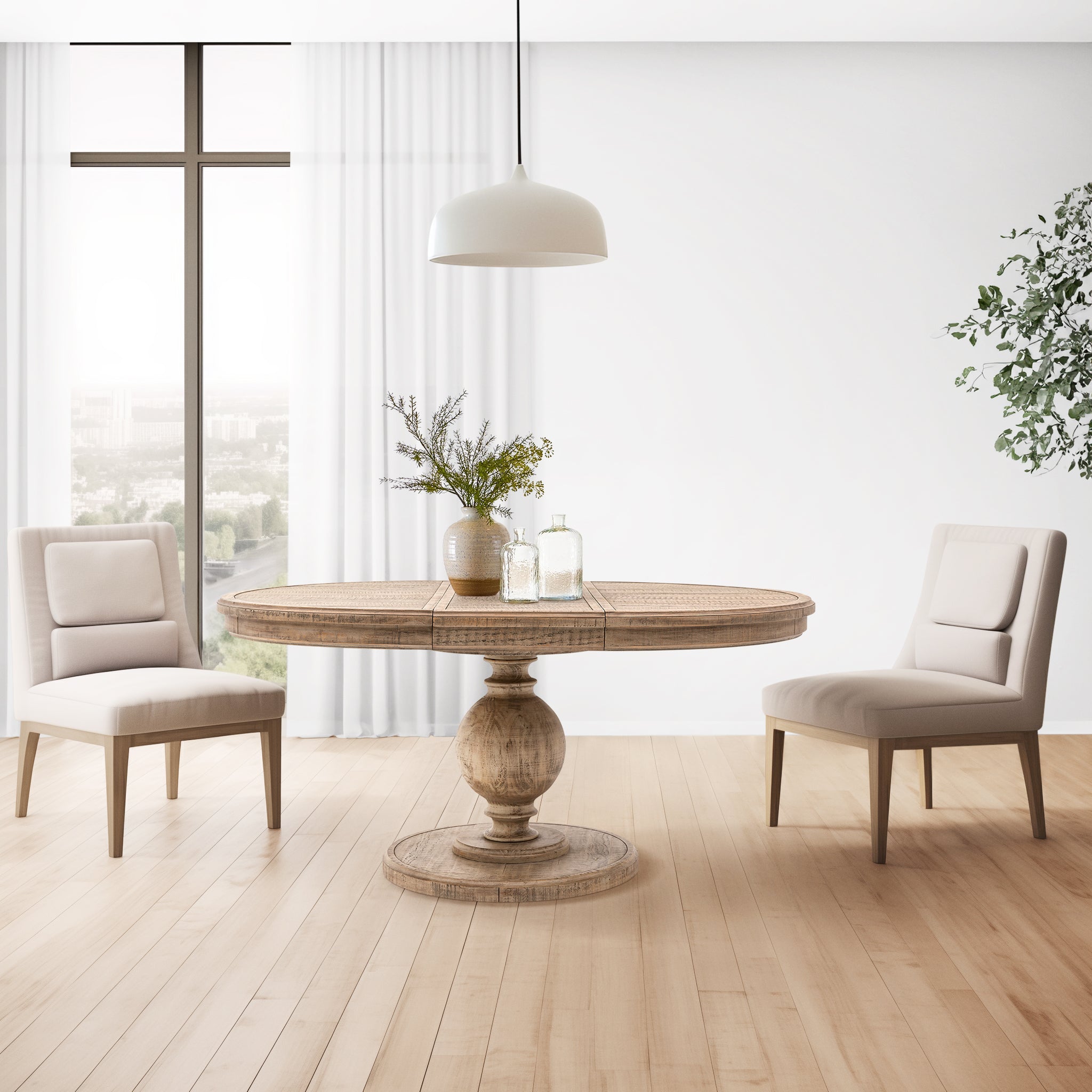 The Pine Over Extendable Dining Table