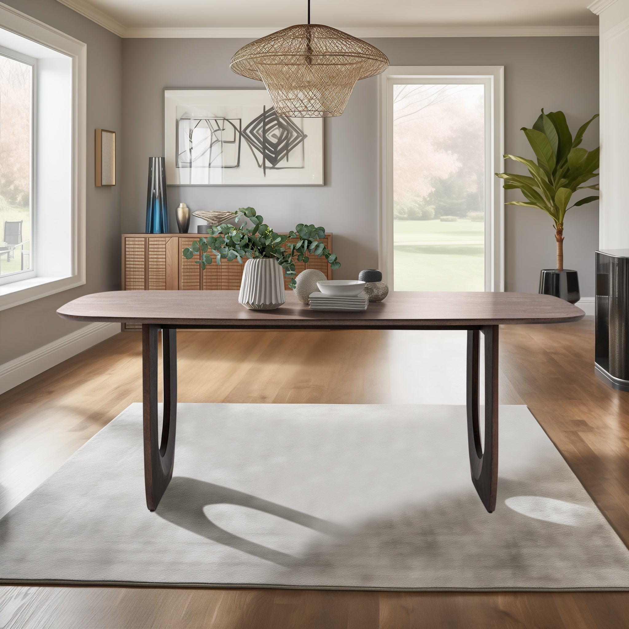 Archie Walnut Dining Table