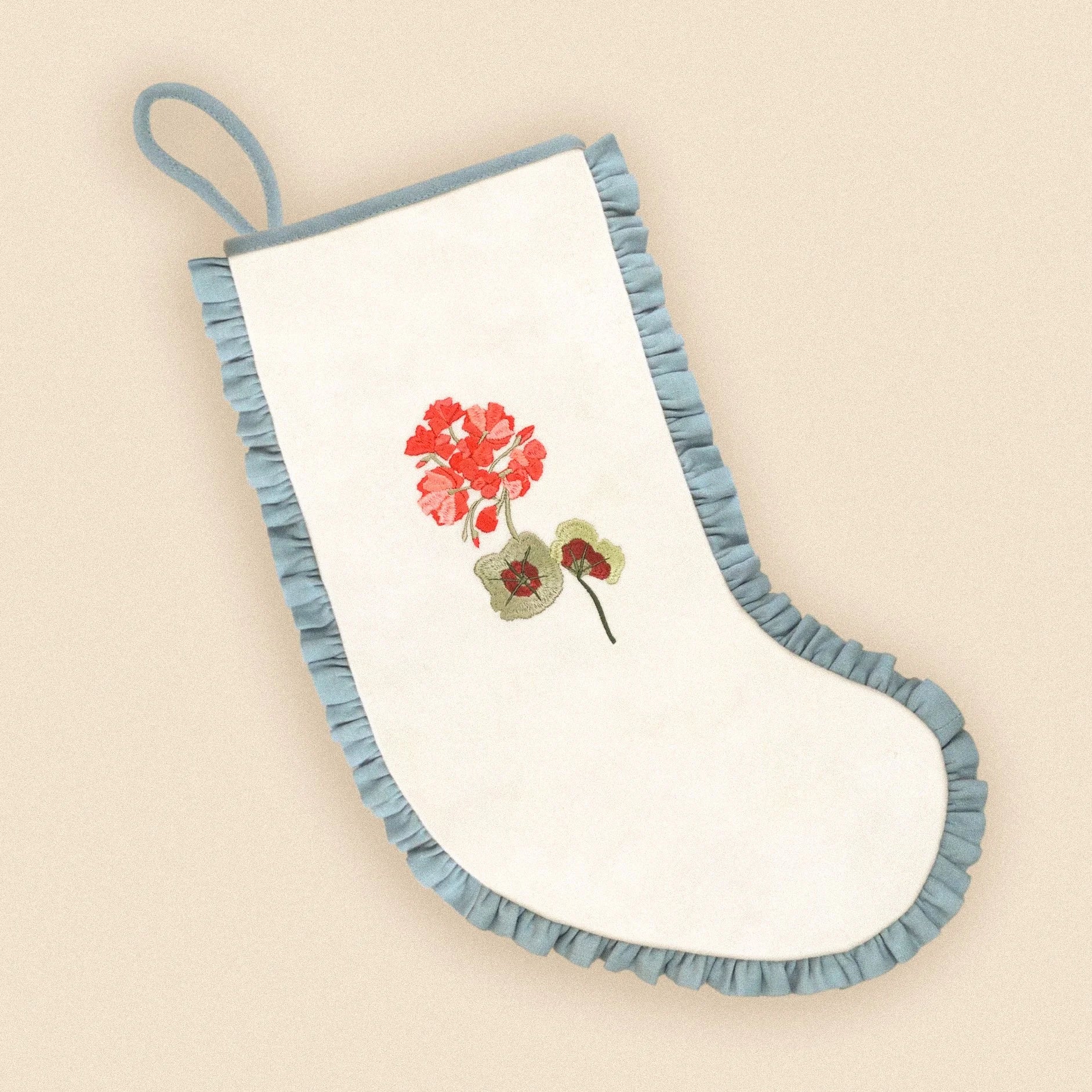 Geranium Christmas Stocking