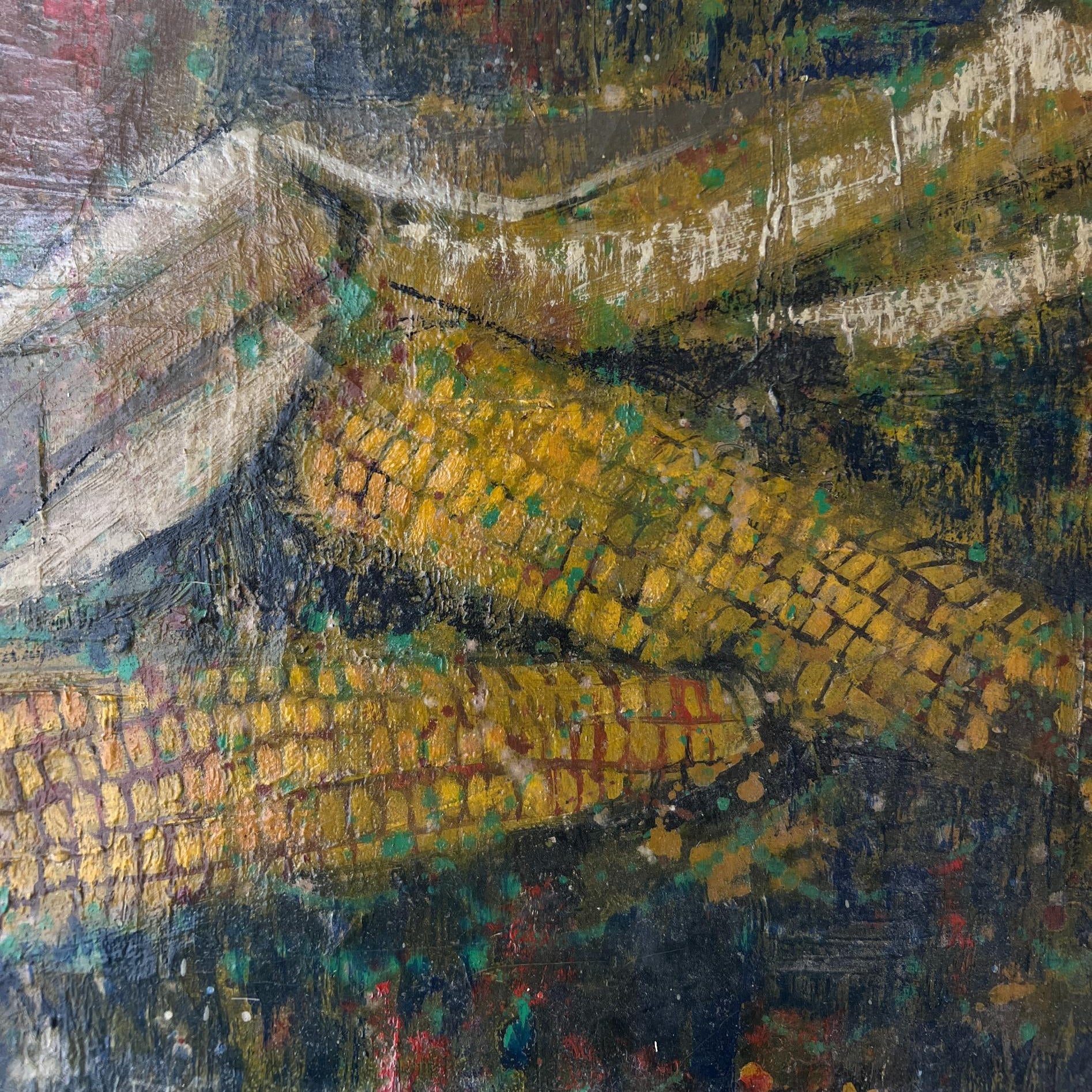 Golden Maize Oil Painting