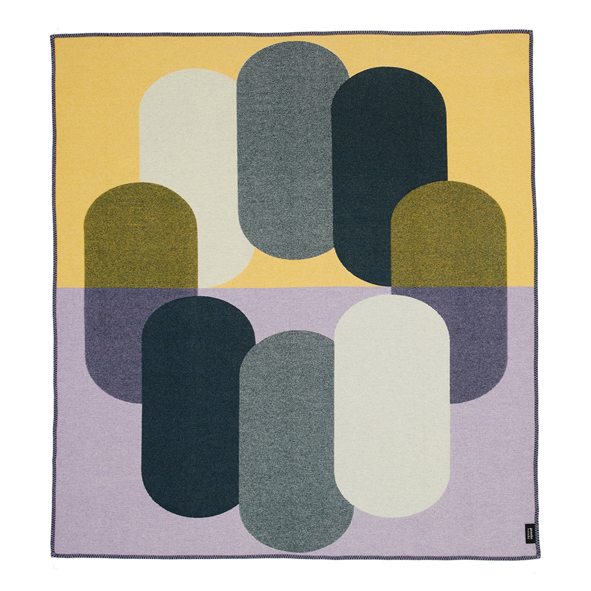 Gradient pill _ teal, lilac + yellow