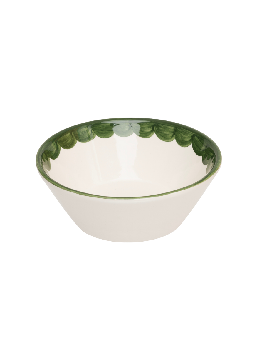 Green Scallop Bowl | Singles & Set of 4