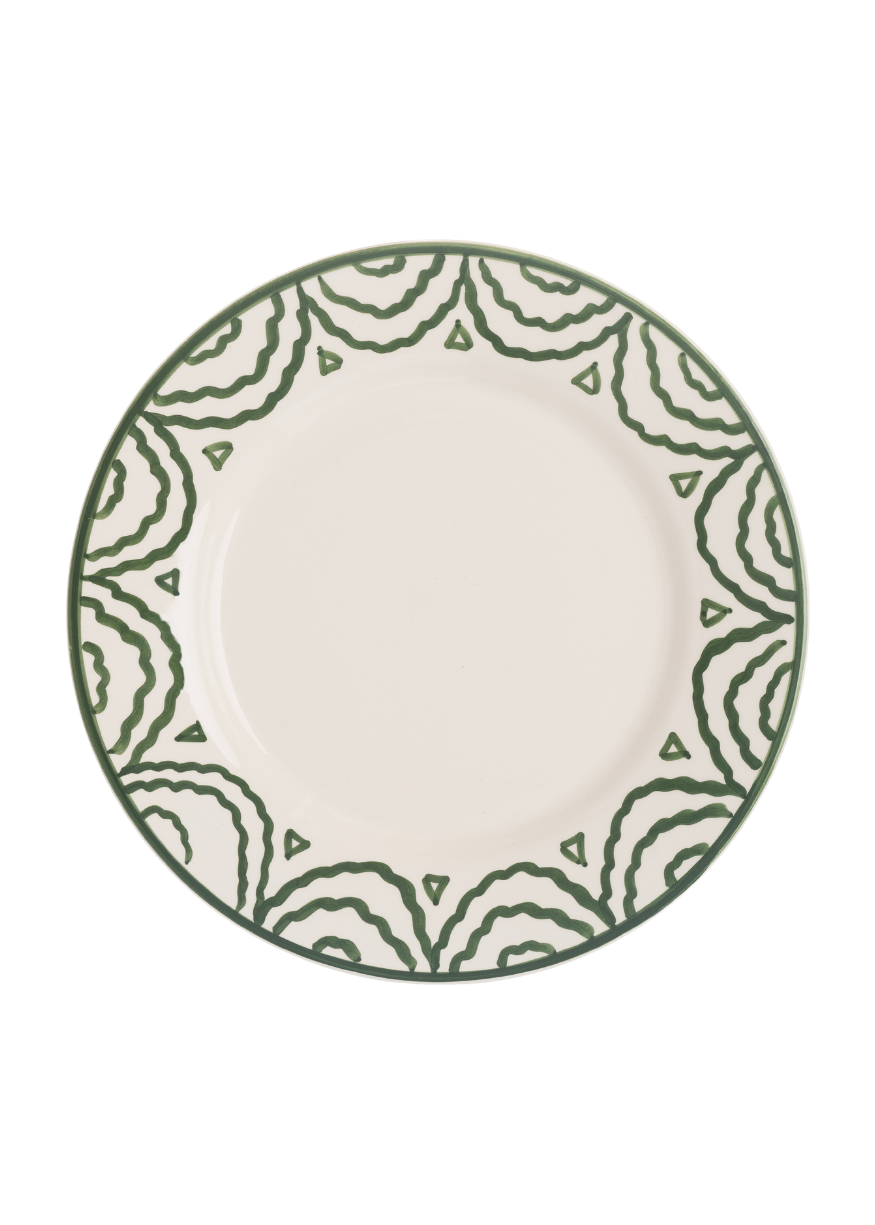 Green Tabla Dinner Plate | Singles & Set of 4