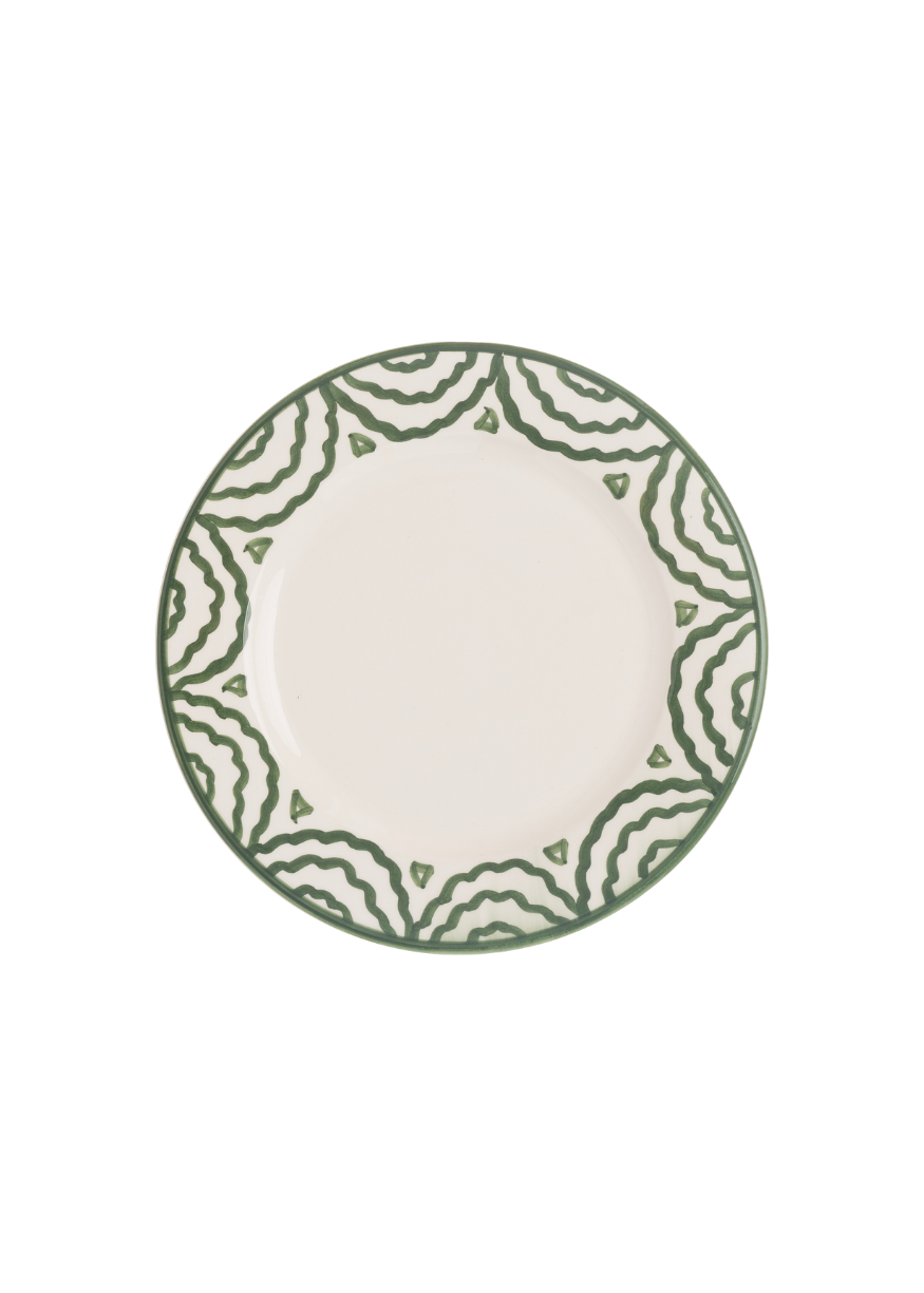 Green Tabla Side Plate | Singles & Set of 4