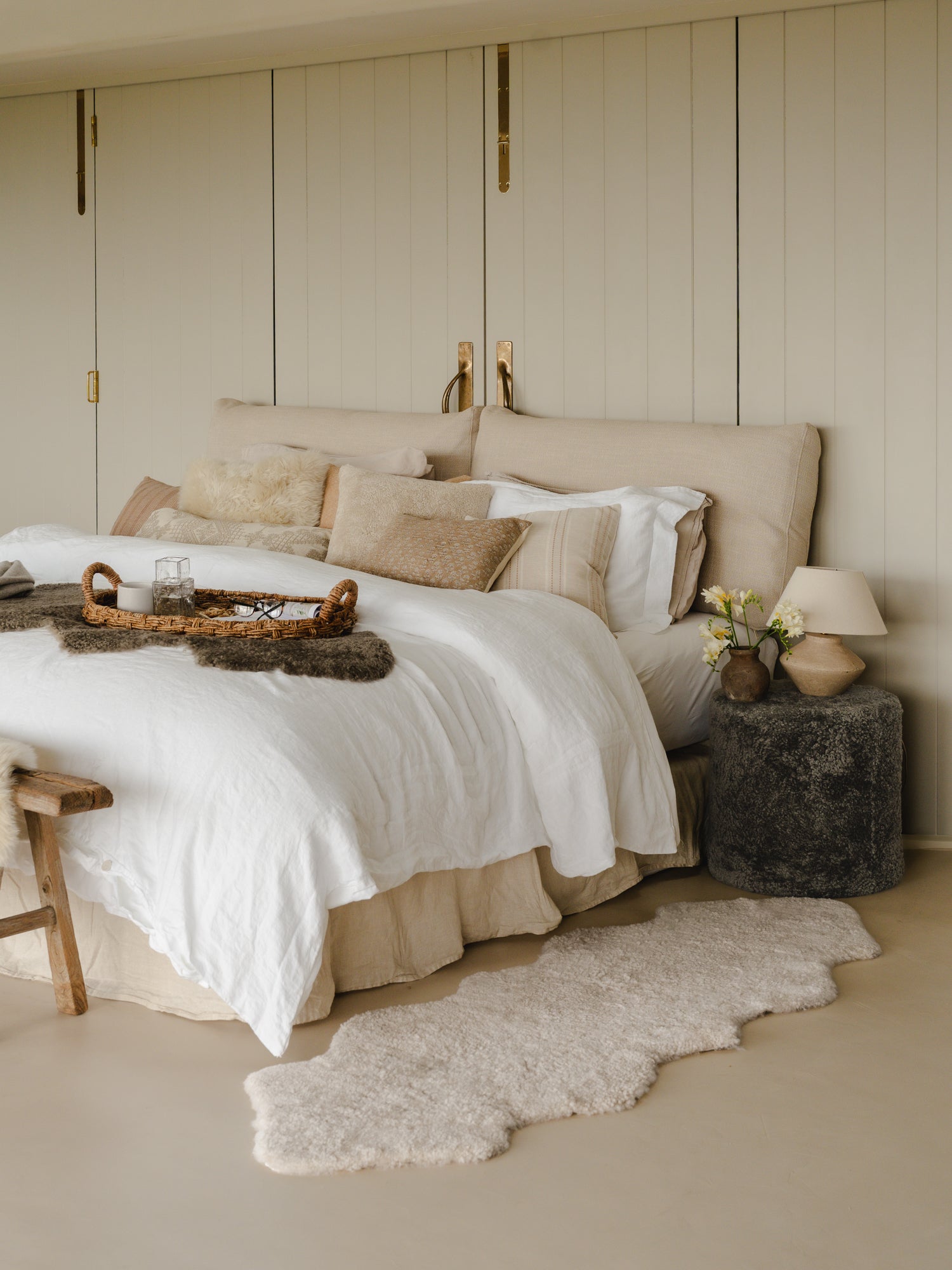 Double Shearling Rug | Moonlight
