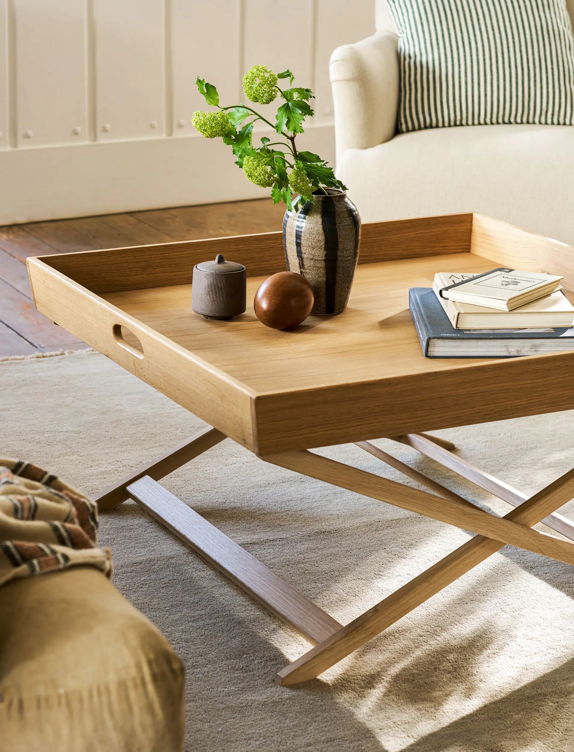 Hambledon Butlers Coffee Table Square Natural