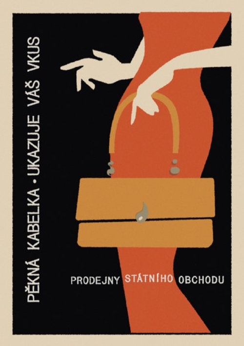 Handbag Framed Matchbox Label Print