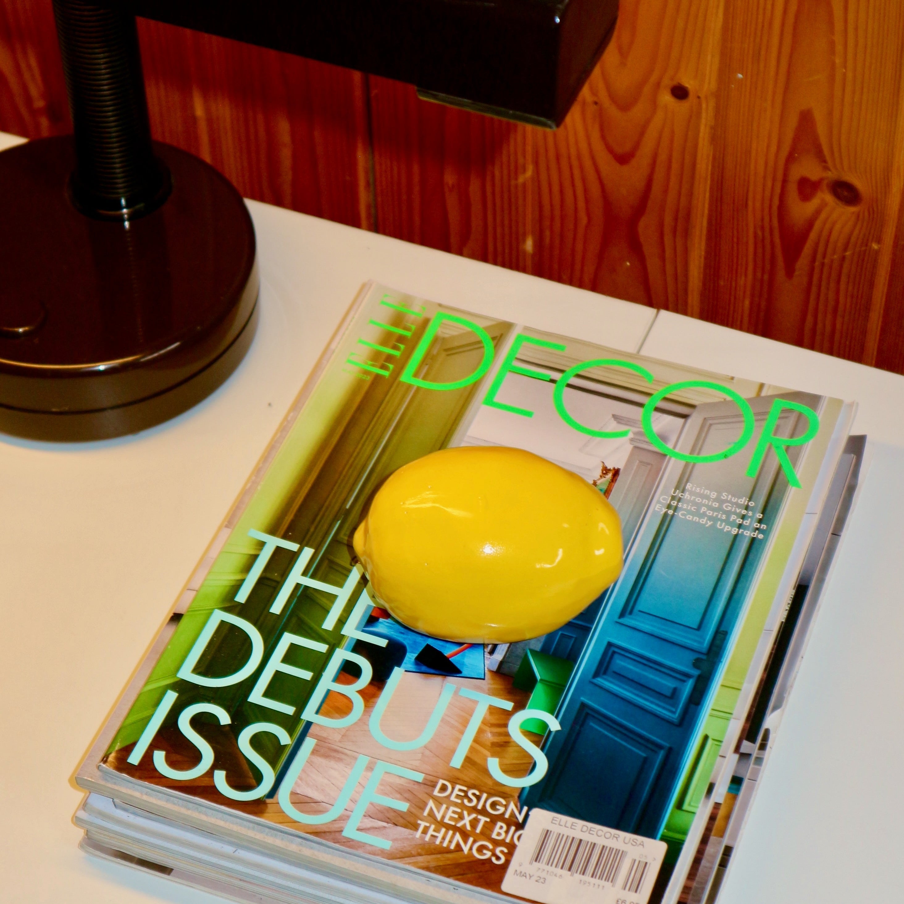 Handmade Ceramic Glazed Lemon Decorative