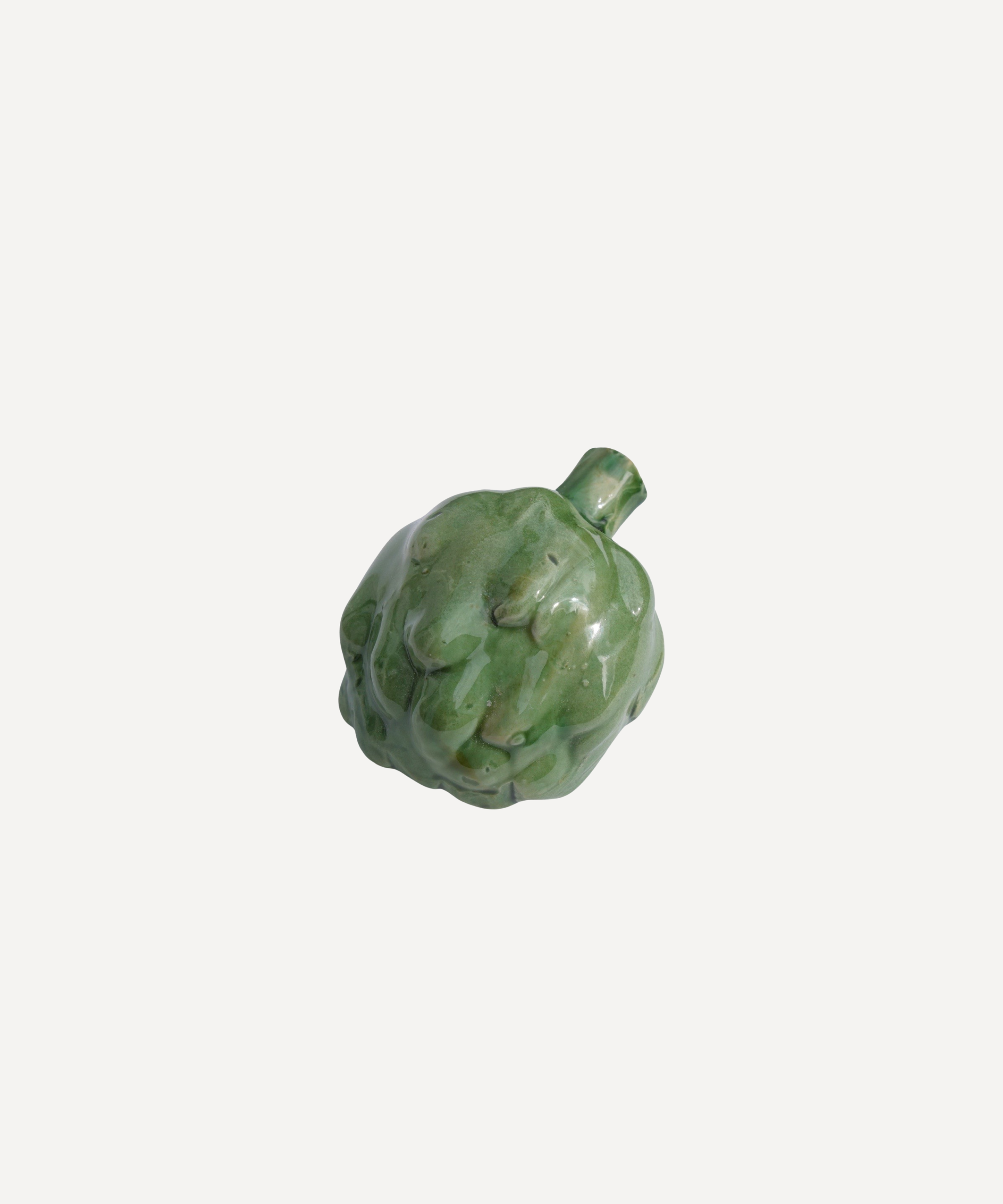 Marla Primrose Handmade Ceramic Glazed Artichoke – Green