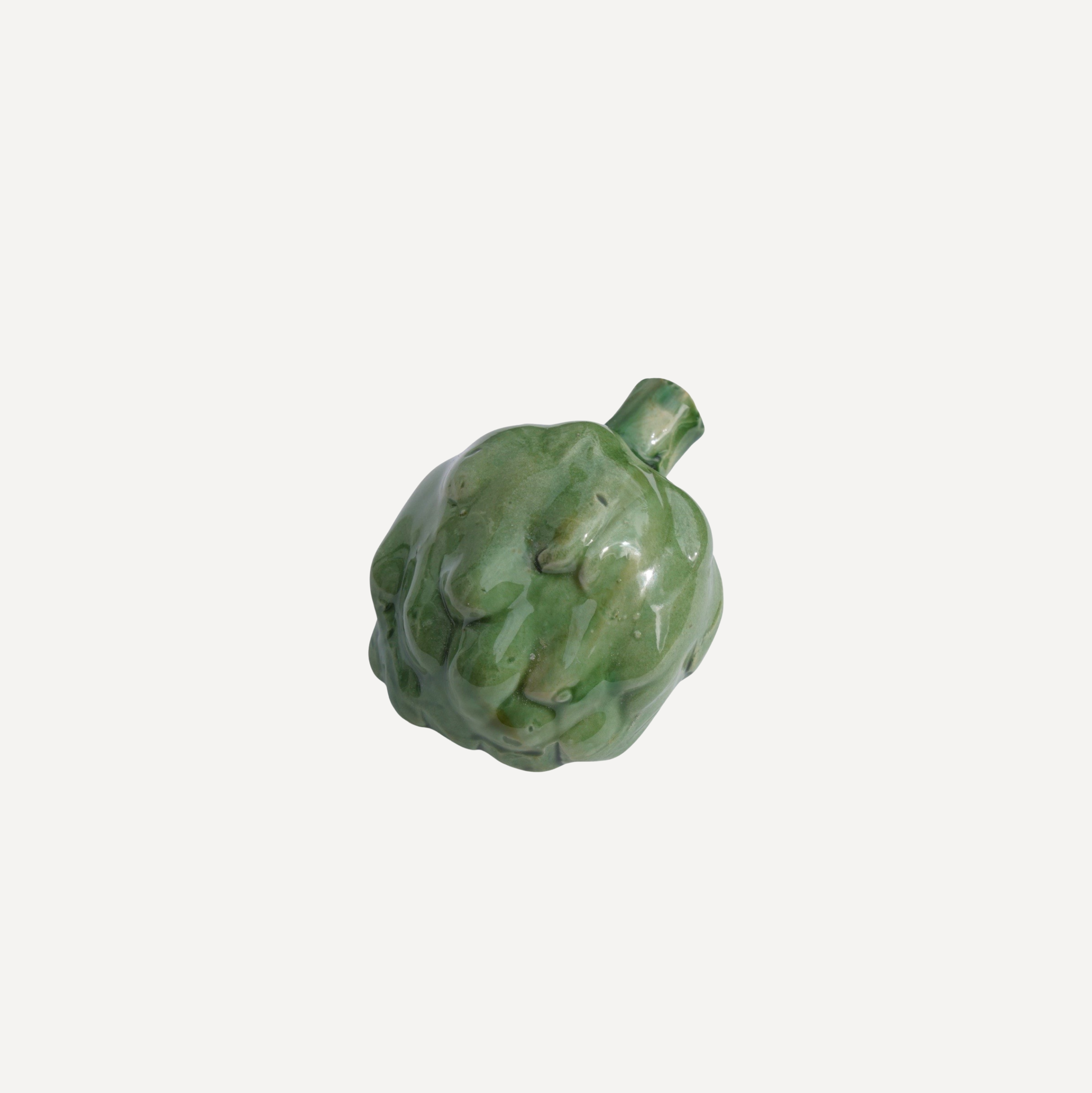 Handmade Ceramic Glazed Artichoke Decorative