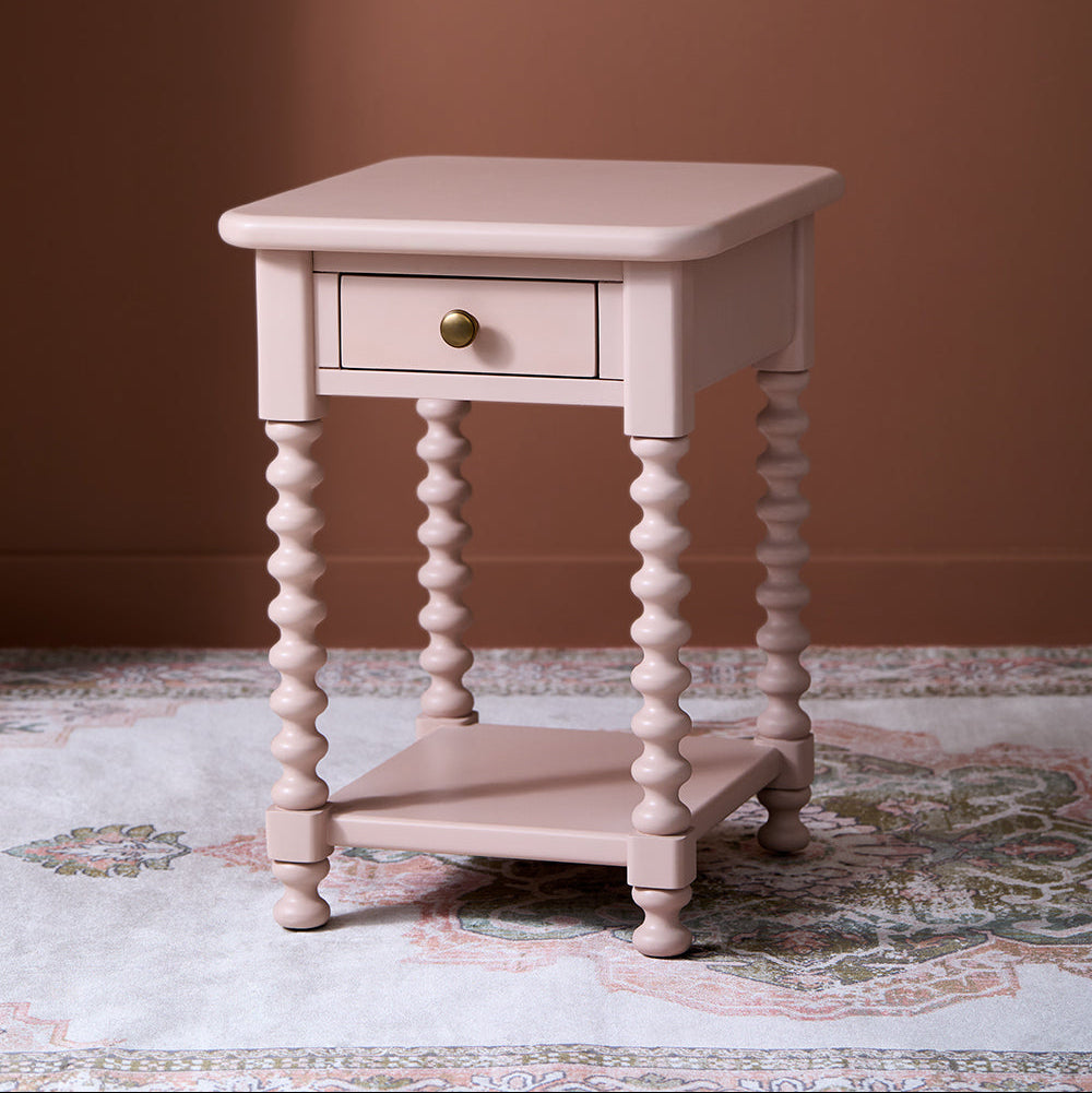 Harlow Bedside Table in Desert Rose