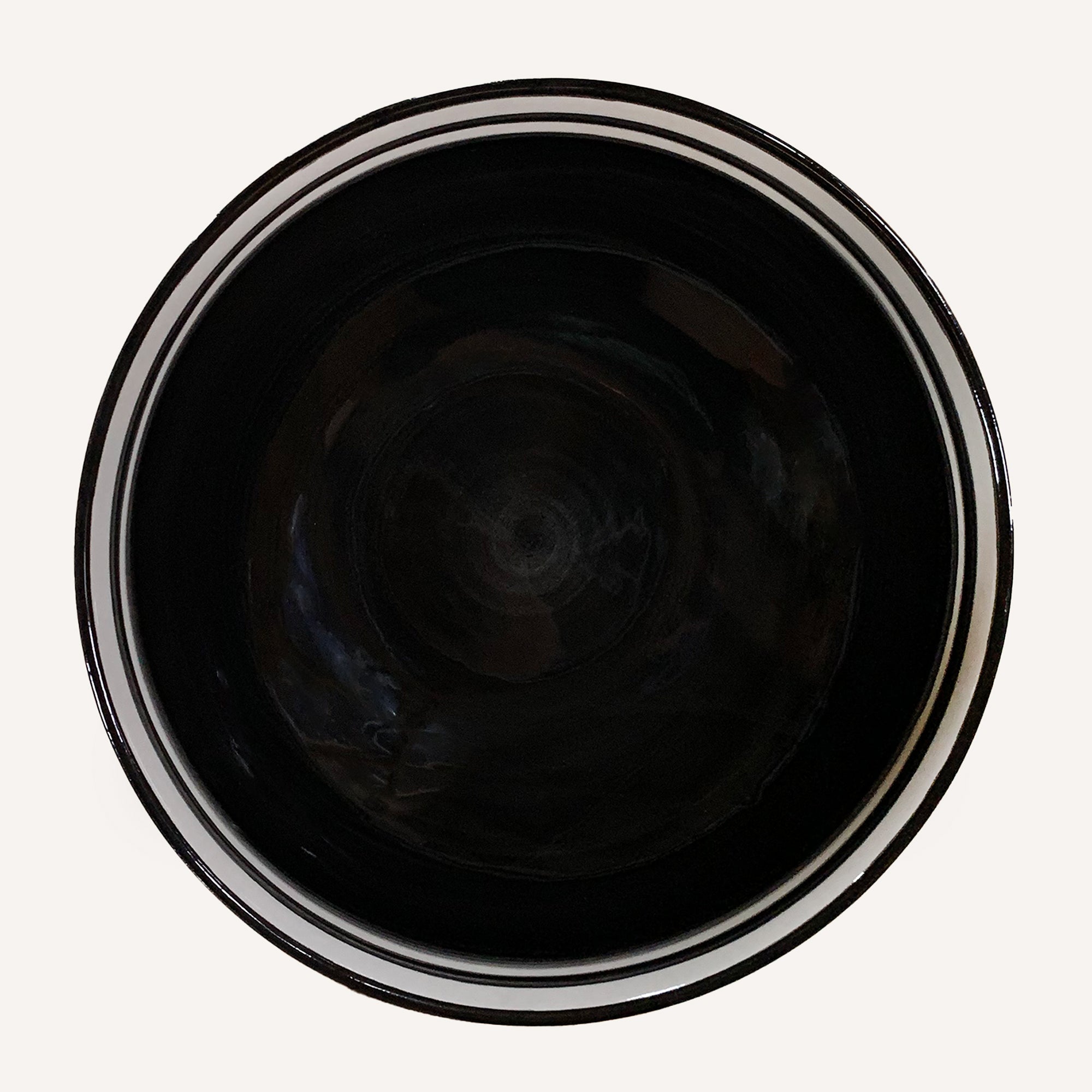 Helecho Salad Bowl - Jet Black