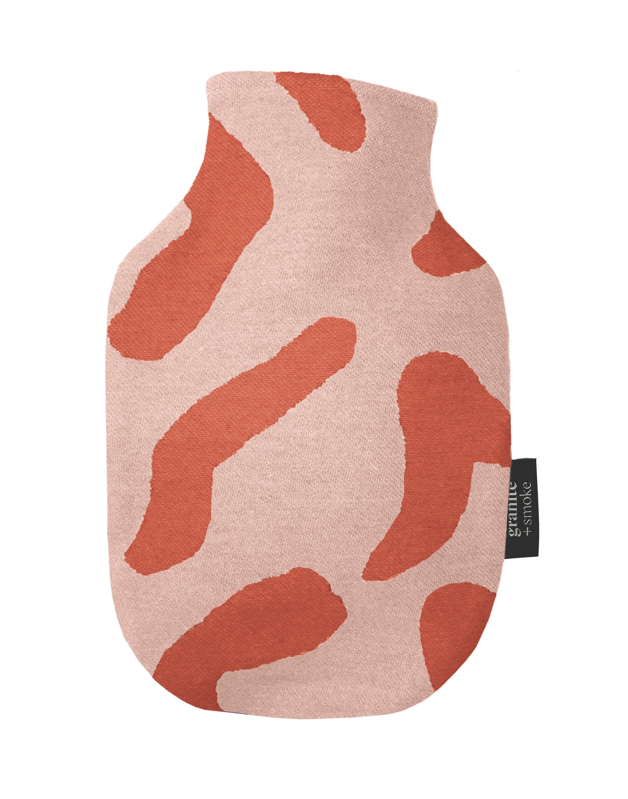 Soft Pink & Orange Hot Water Bottle