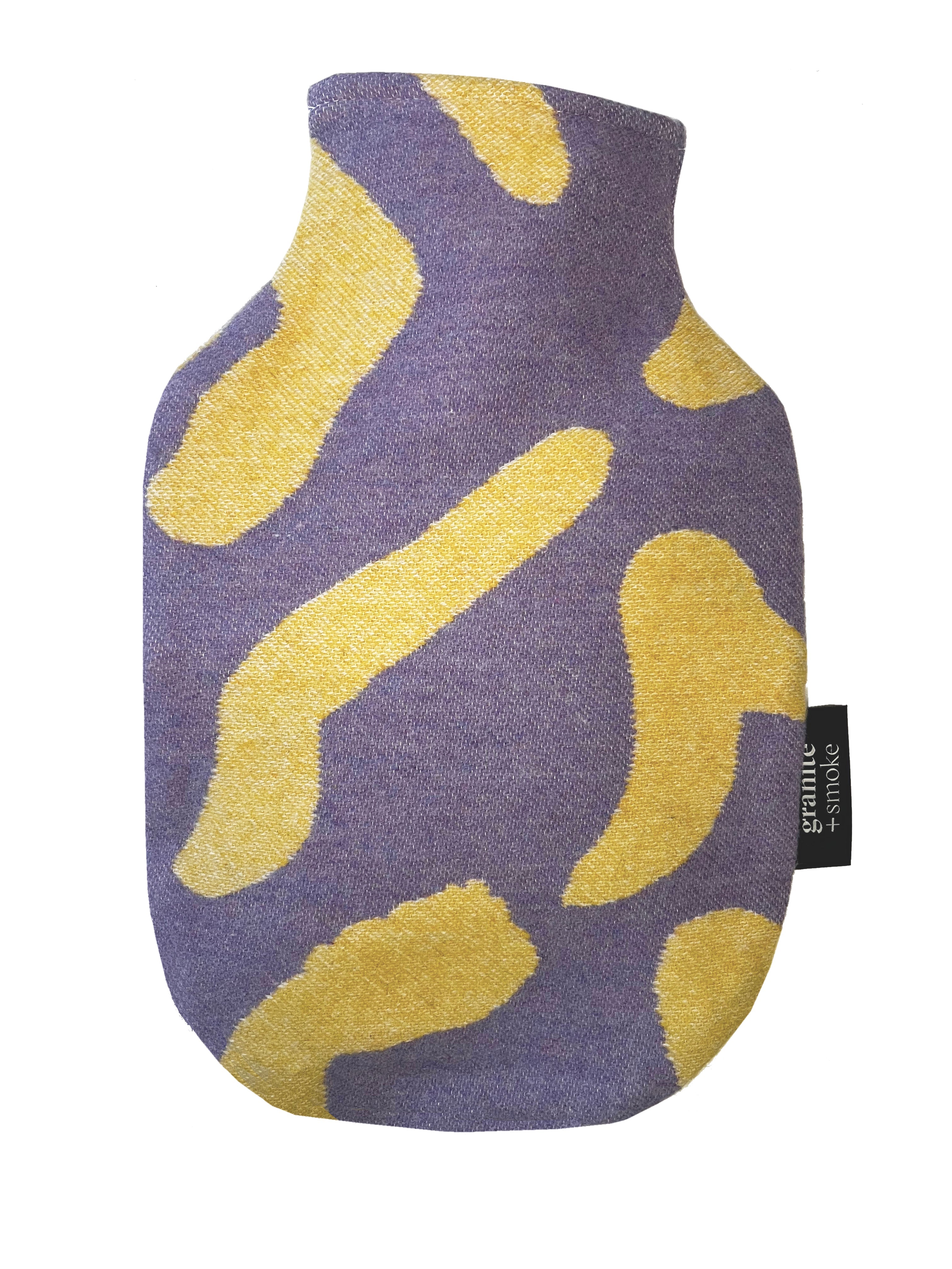 Purple & Yellow Hotw Water Bottle