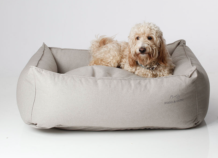 Whitehall Bolster Dog Bed - Shale