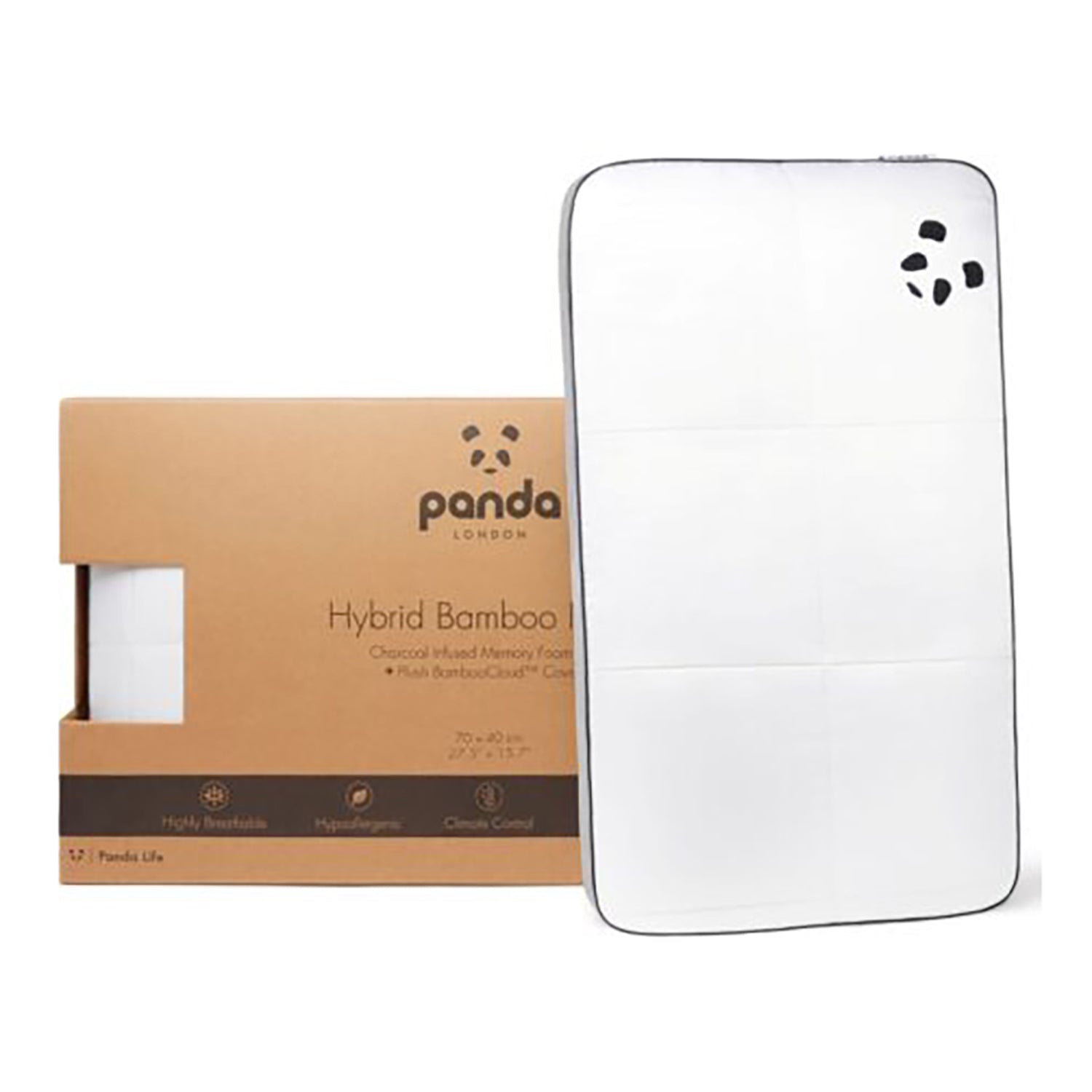 Panda Hybrid Memory Foam Bamboo Pillow