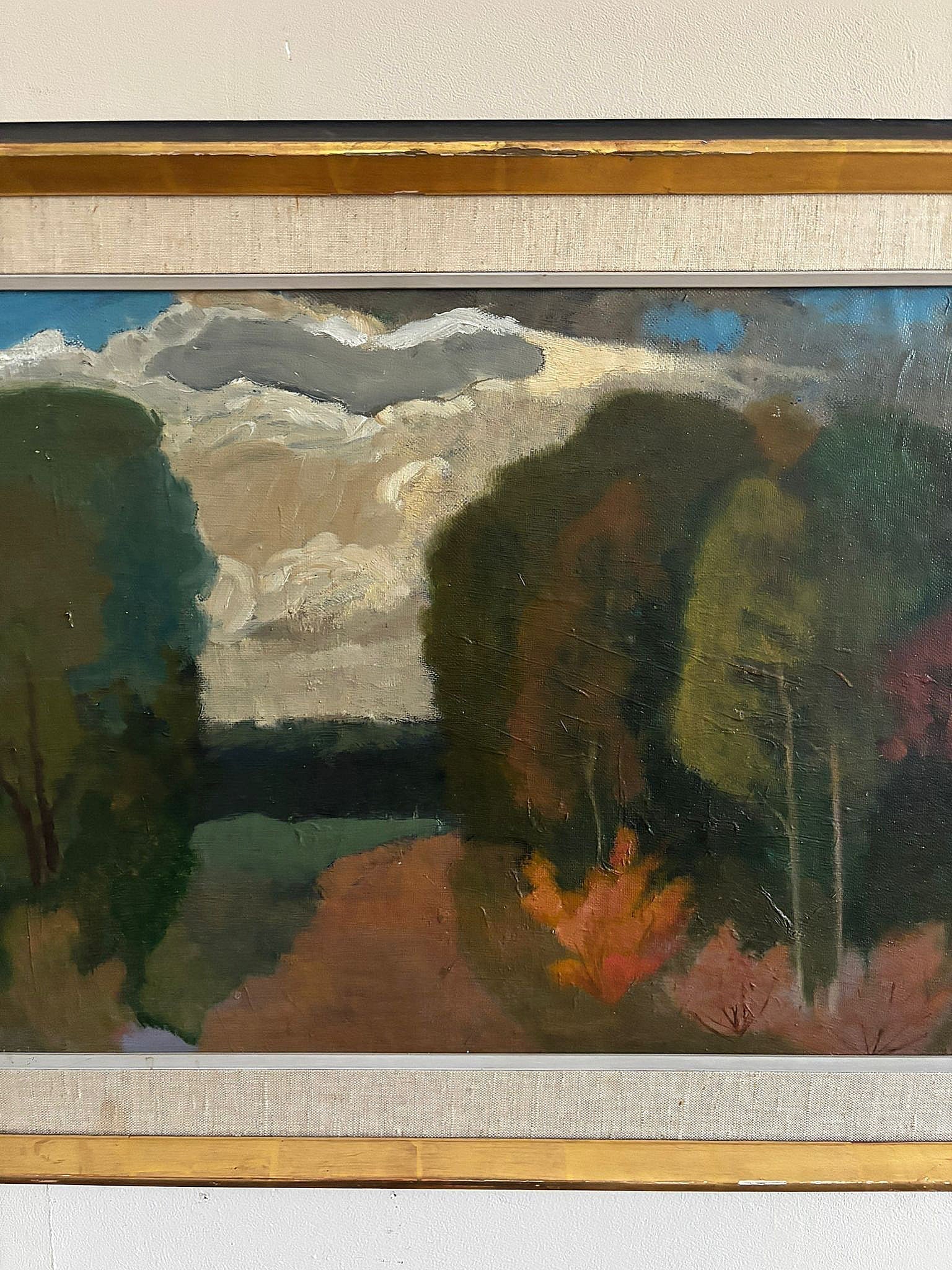 Autumn Day Oil Painting by Curt Clemens