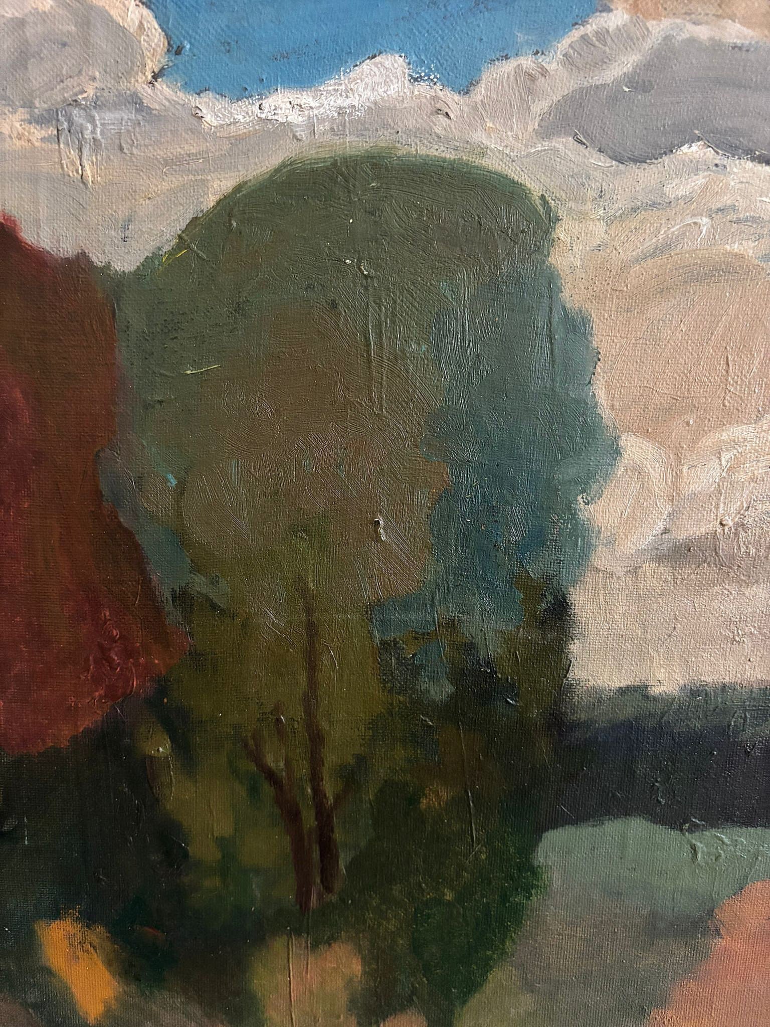 Autumn Day Oil Painting by Curt Clemens